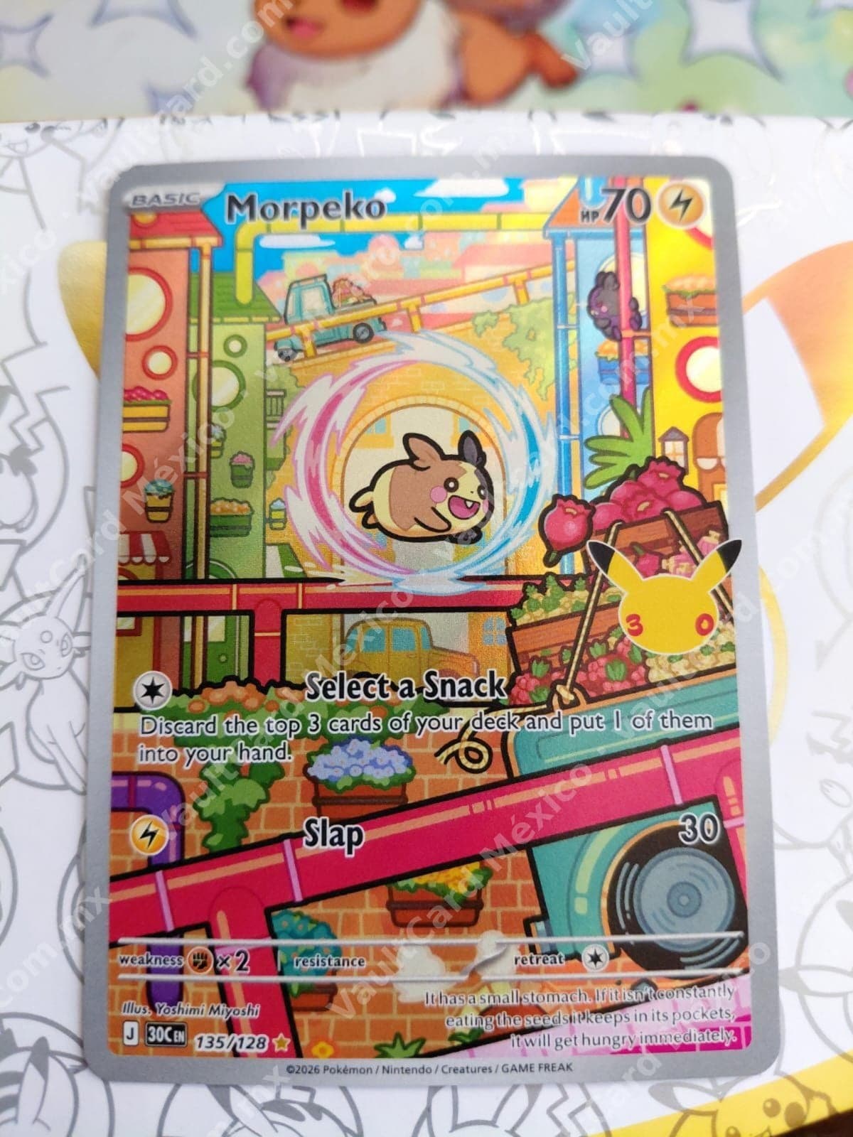 Morpeko 135/128 - (30C) Inglés Illustration Rare