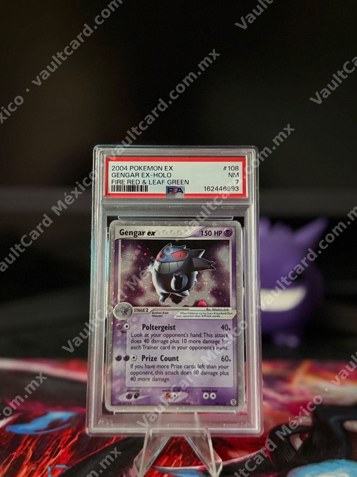 Gengar ex 108/112 - EX FireRed & LeafGreen Inglés PSA 7 NM