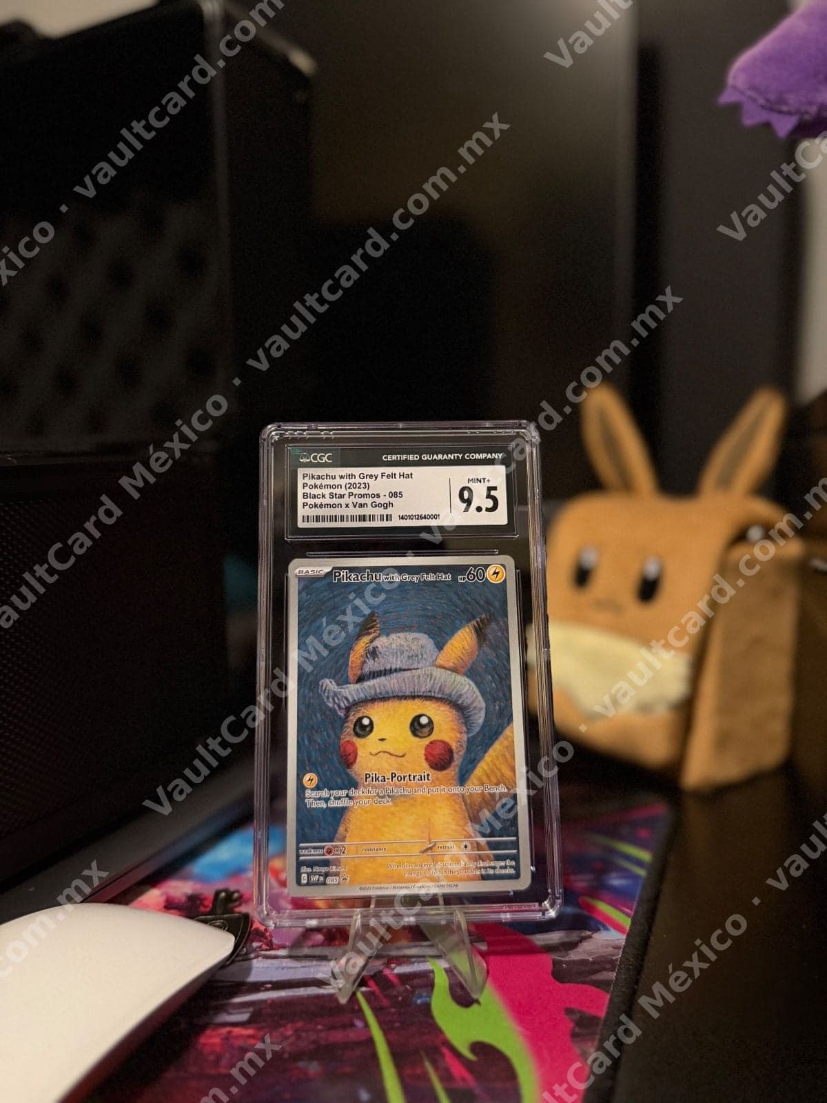 Pikachu with Grey Felt Hat 085 - Van Gogh Promo (SVP) Inglés - CGC 9.5 Mint+