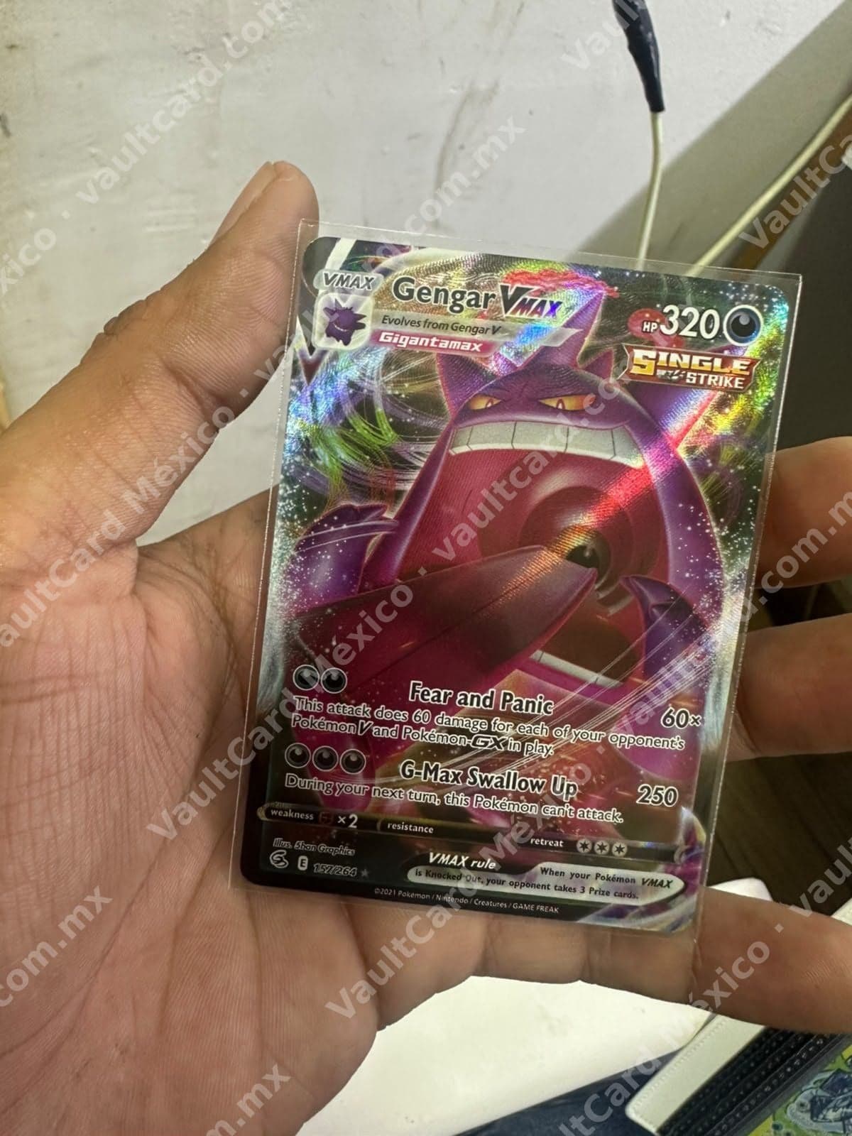 Gengar VMAX 157/264 - Fusion Strike (FST) Inglés