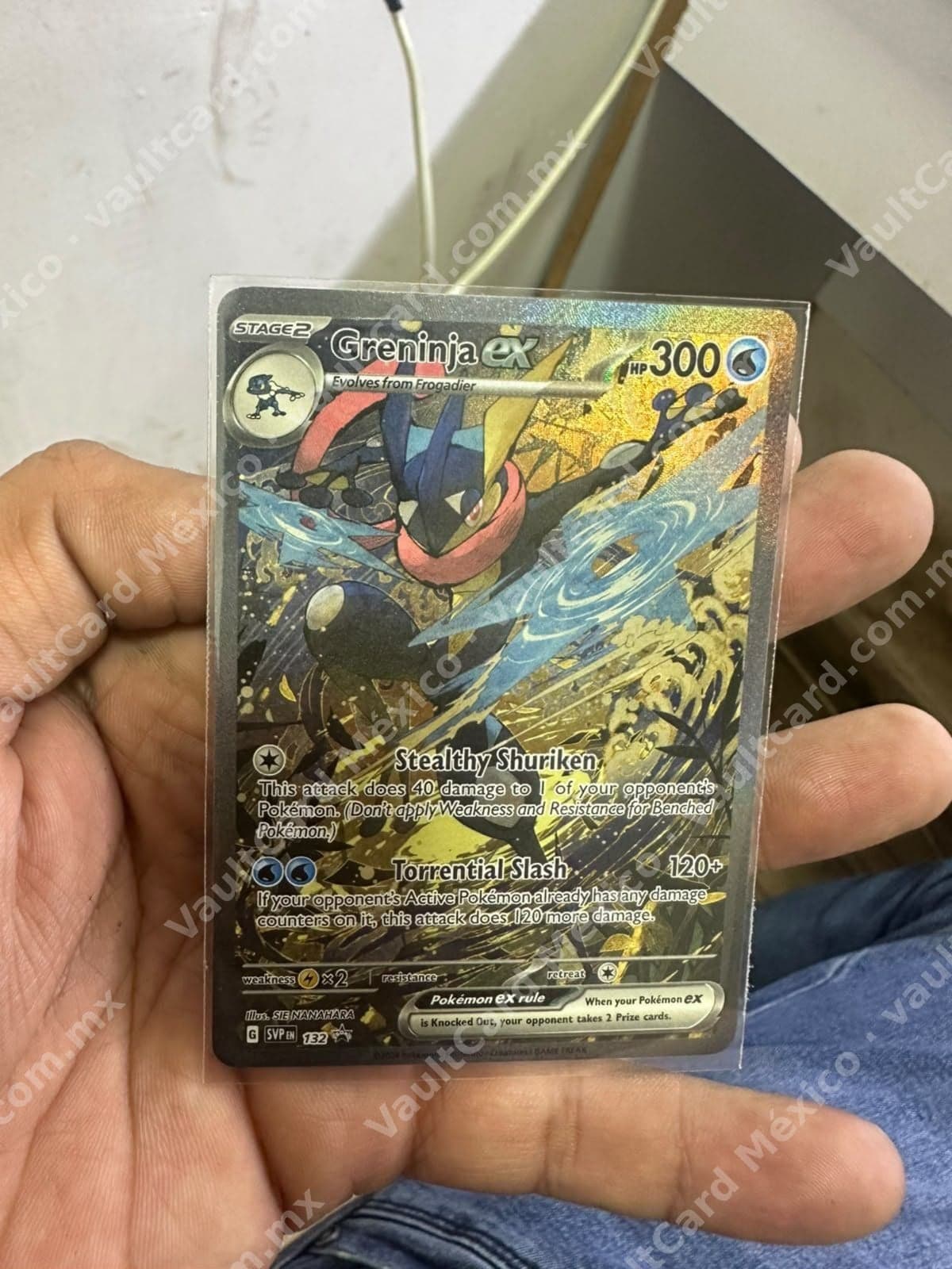 Greninja ex 132 - Promo SVP Inglés (Full Art)