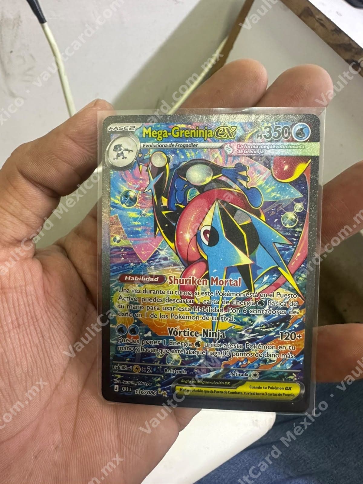 Mega-Greninja ex 116/086 - (CRI) Español Full Art