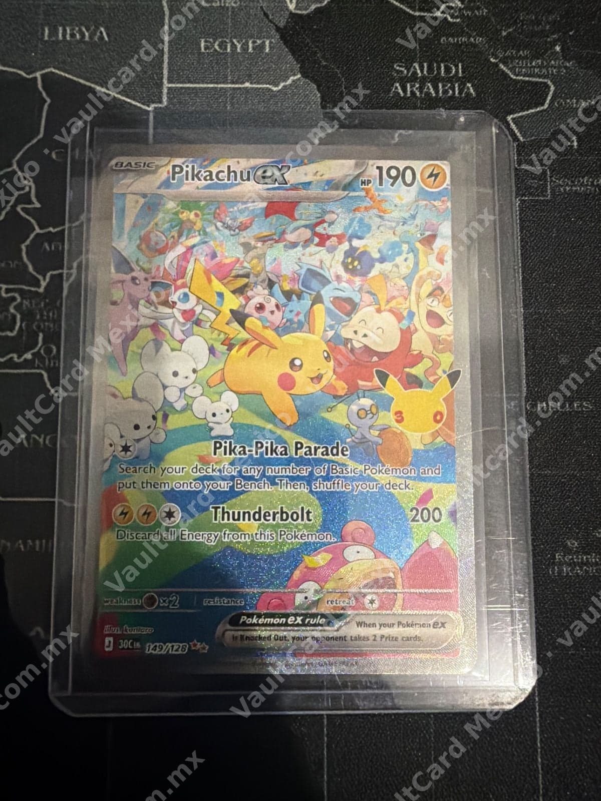 Pikachu ex 149/128 - Special Illustration Rare Inglés