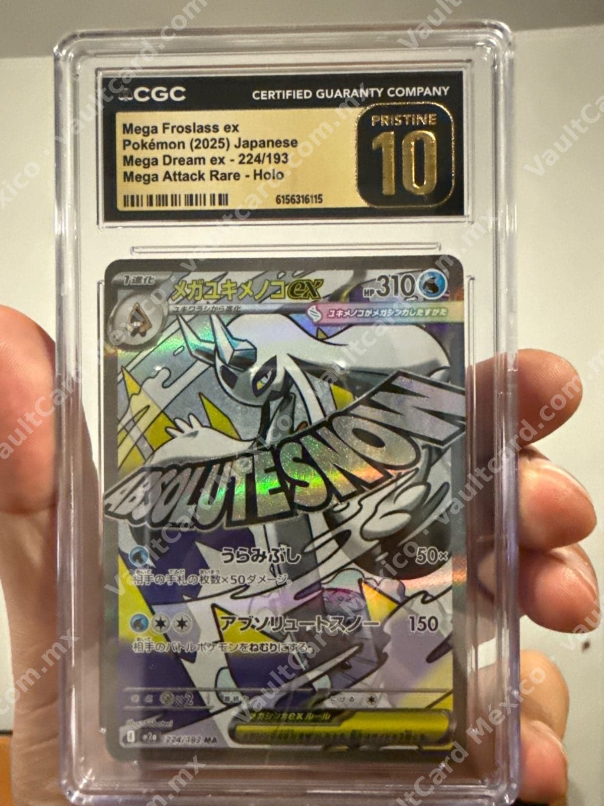 Mega Froslass ex 224/193 MA - Mega Dream ex Japonés - CGC 10 Pristine