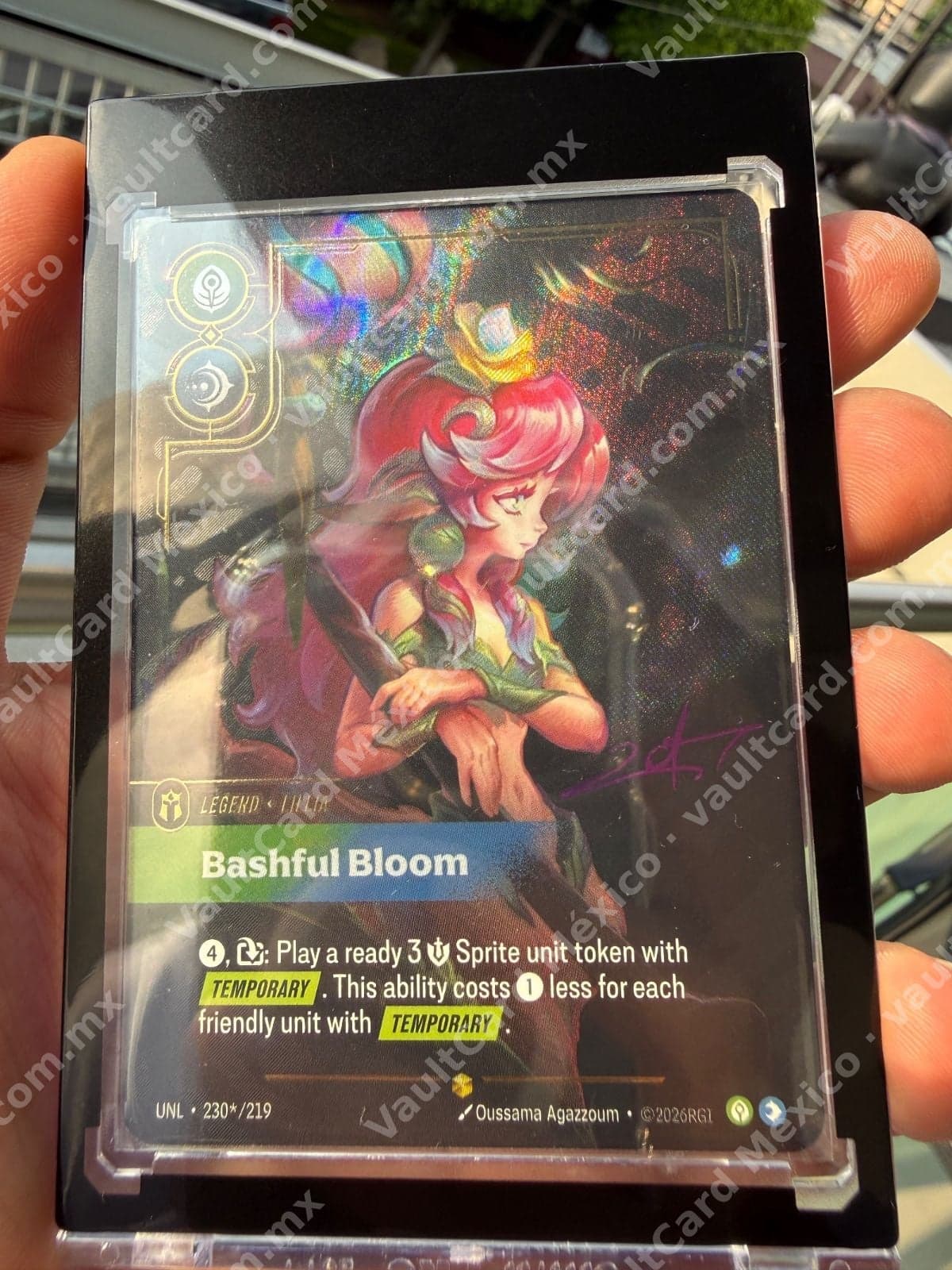 Bashful Bloom (Lillia) 230*/219 - Firmada Alternate Art - Riftbound LoL Inglés