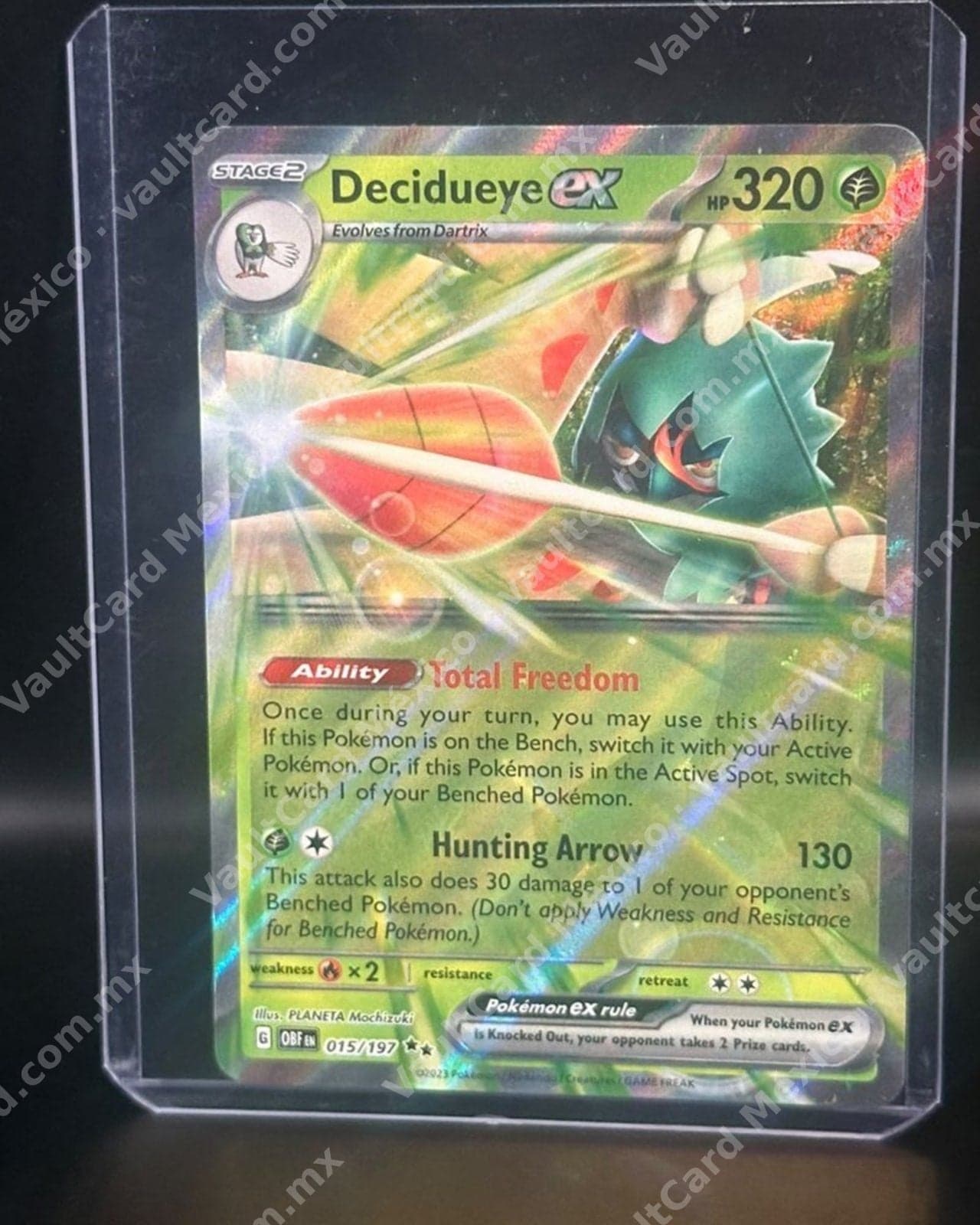 Decidueye ex · Obsidian Flames 015/197
