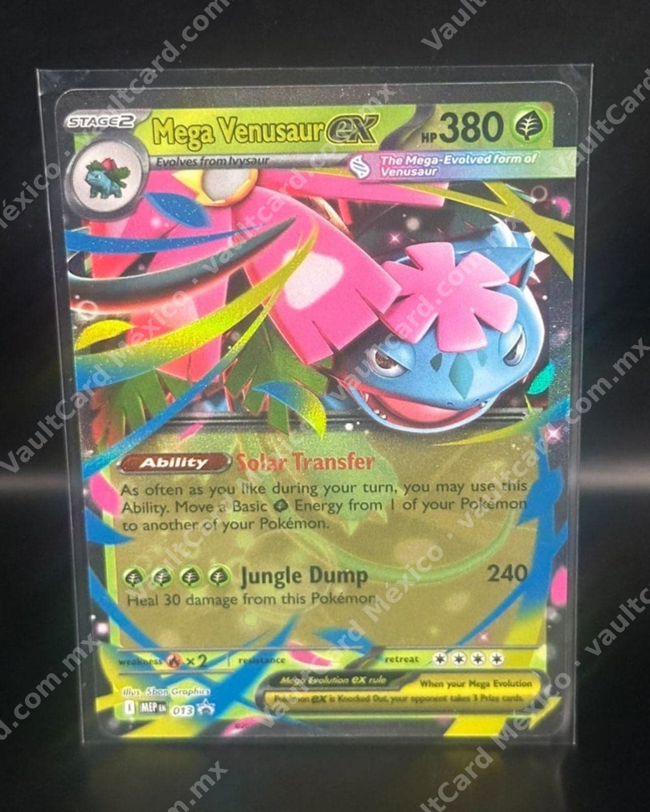 Mega Venusaur ex · Promo MEP 013 · Promo Black Star de Mega Evolution MEP 013