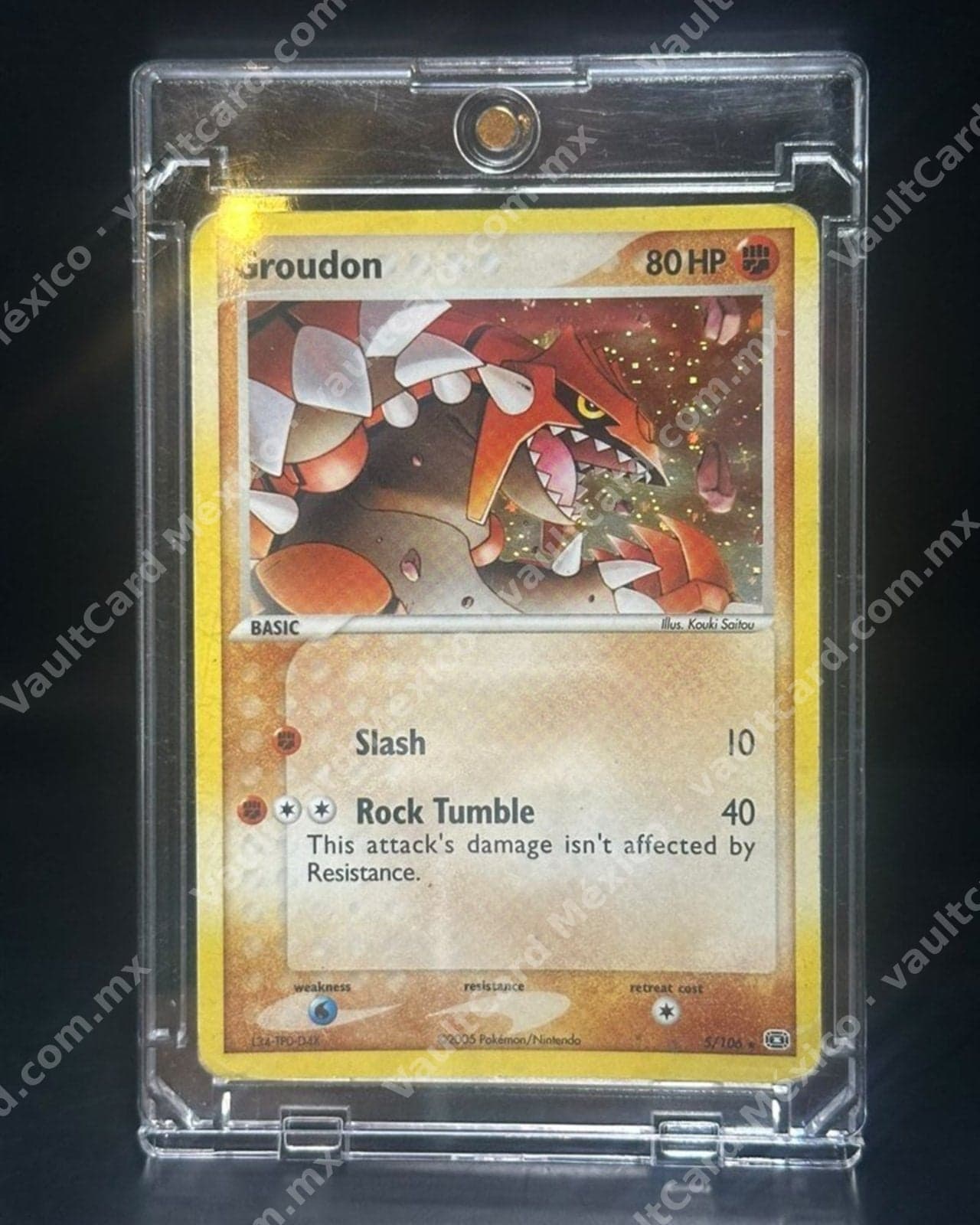 Groudon · Holo 2005 · EX Emerald 5/106