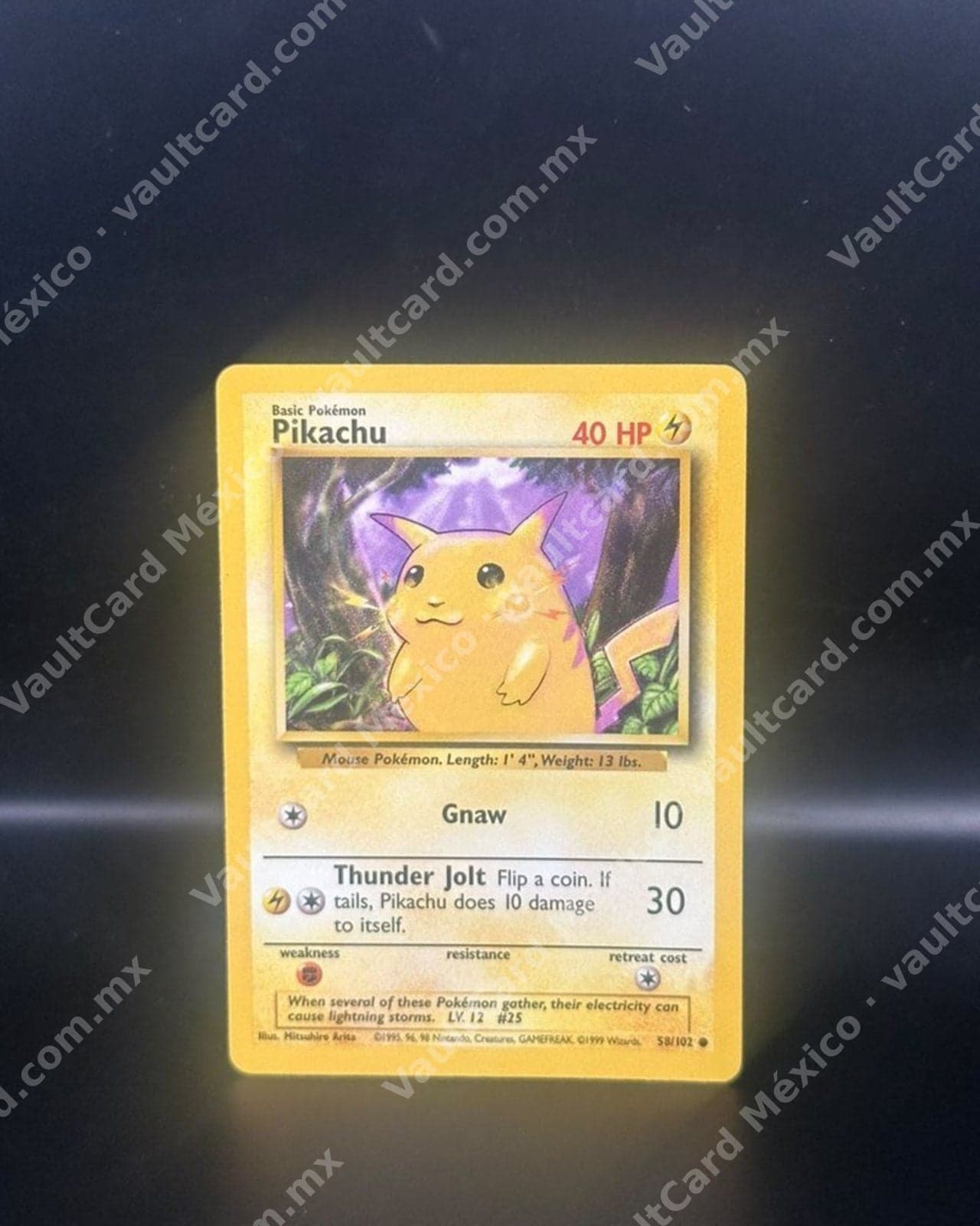 Pikachu · Base Set 1999 · Base Set 58/102 (Unlimited)