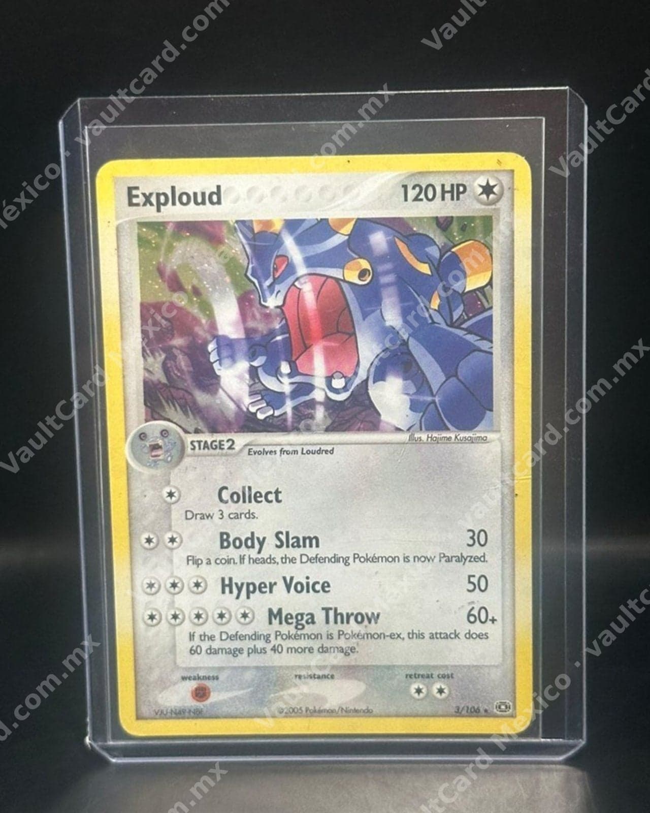 Exploud · Holo 2005 · EX Emerald 3/106