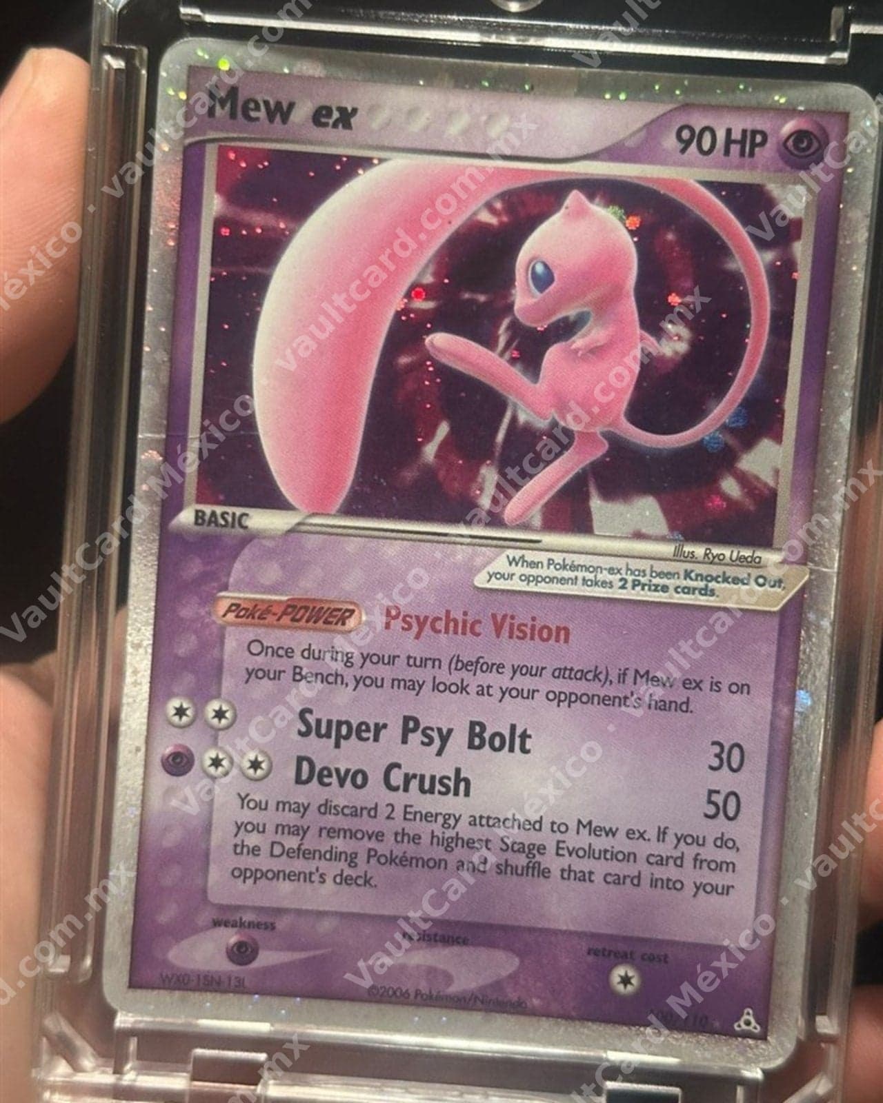 Mew ex · 2006 · EX Holon Phantoms 100/110