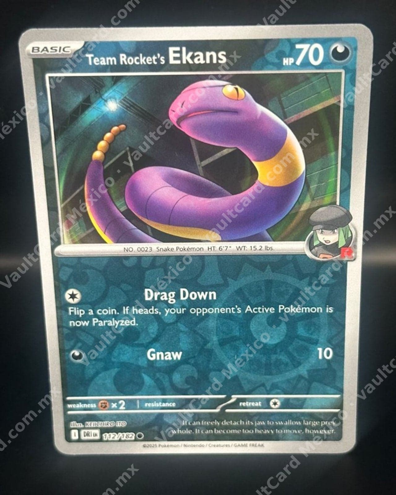 Team Rocket's Ekans · Destined Rivals 112/182