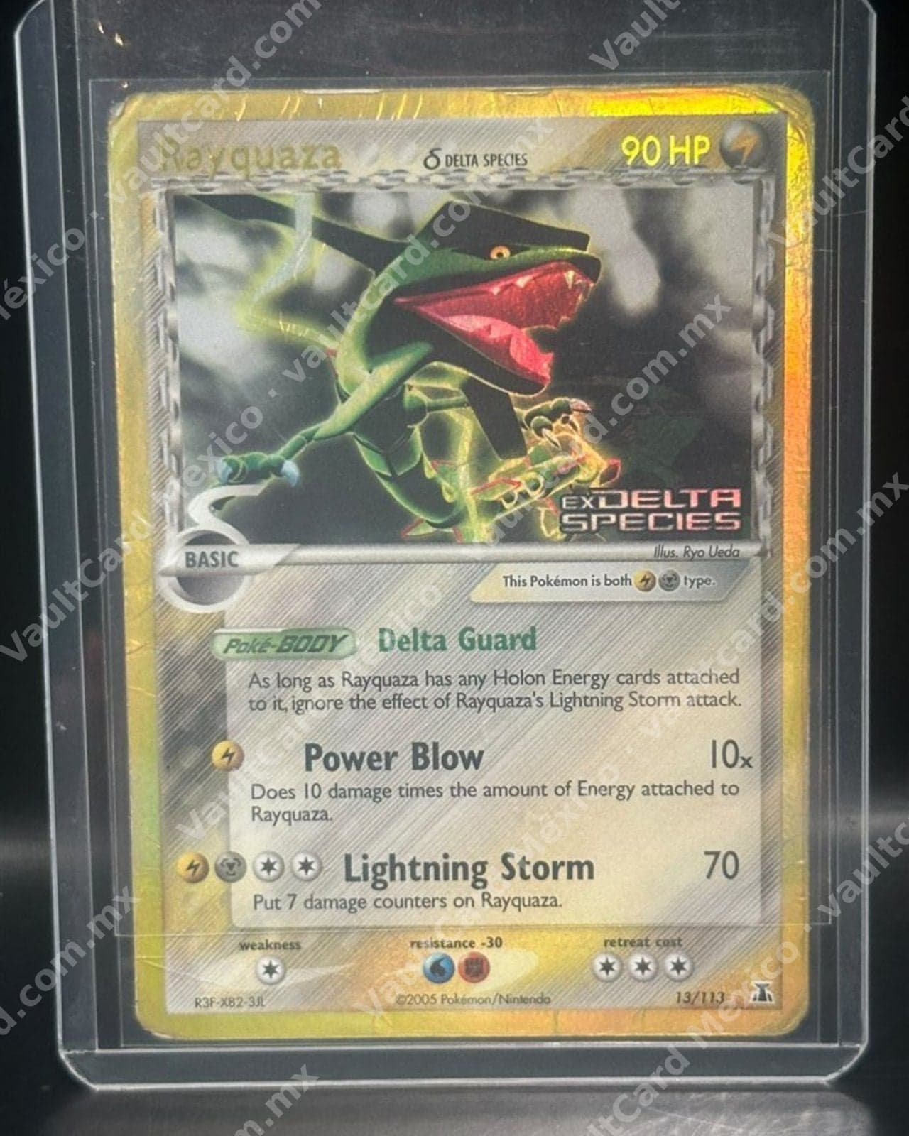 Rayquaza δ · Reverse Holo 2005 · EX Delta Species 13/113