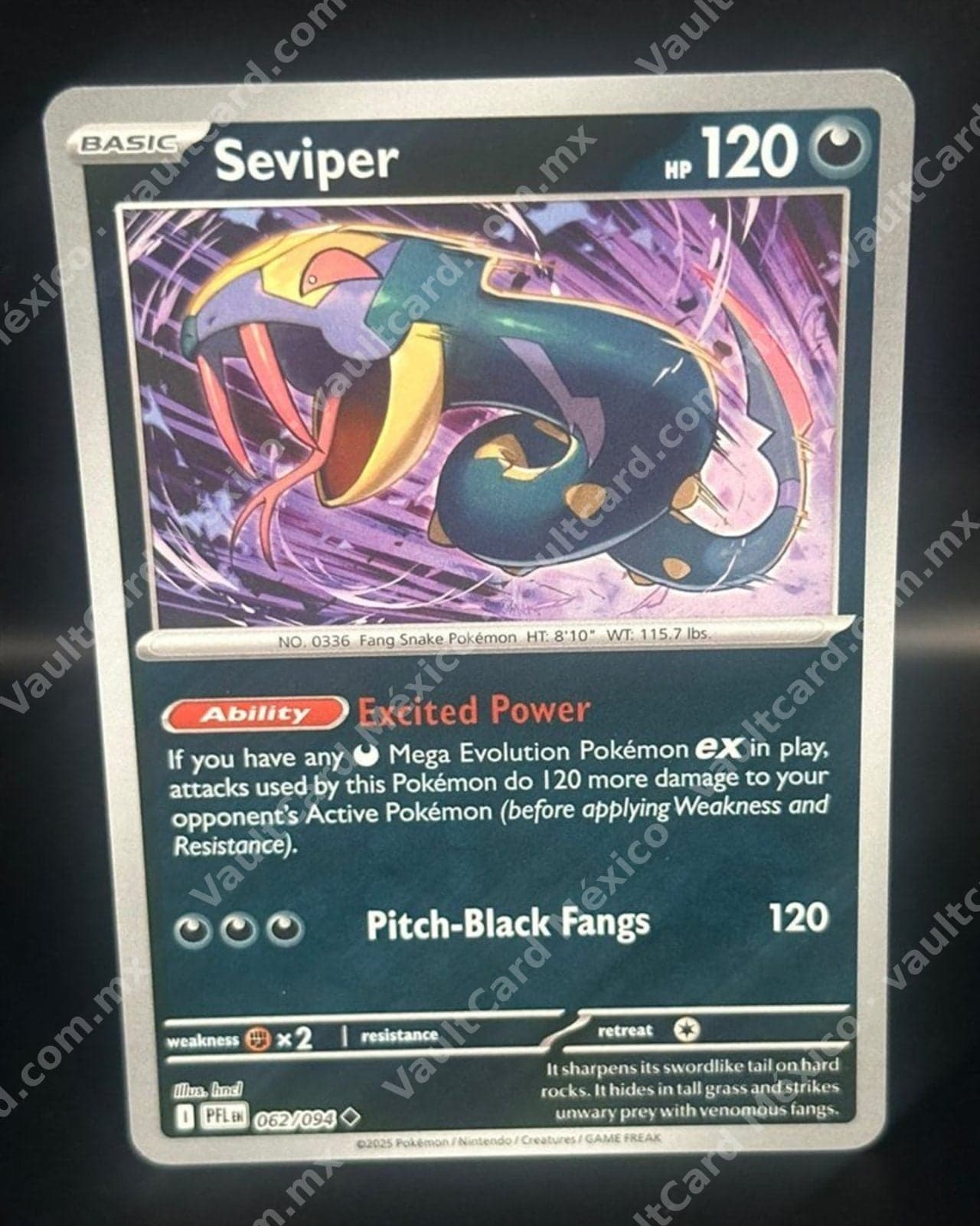 Seviper · Phantasmal Flames 062/094
