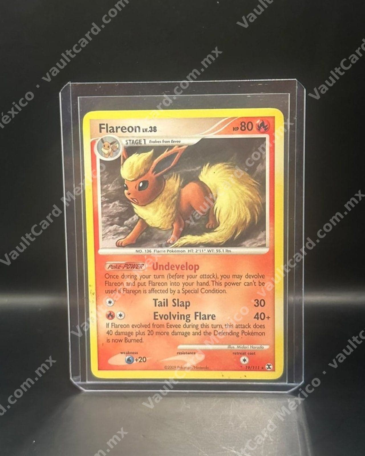 Flareon · 2009 · Platinum Rising Rivals 19/111