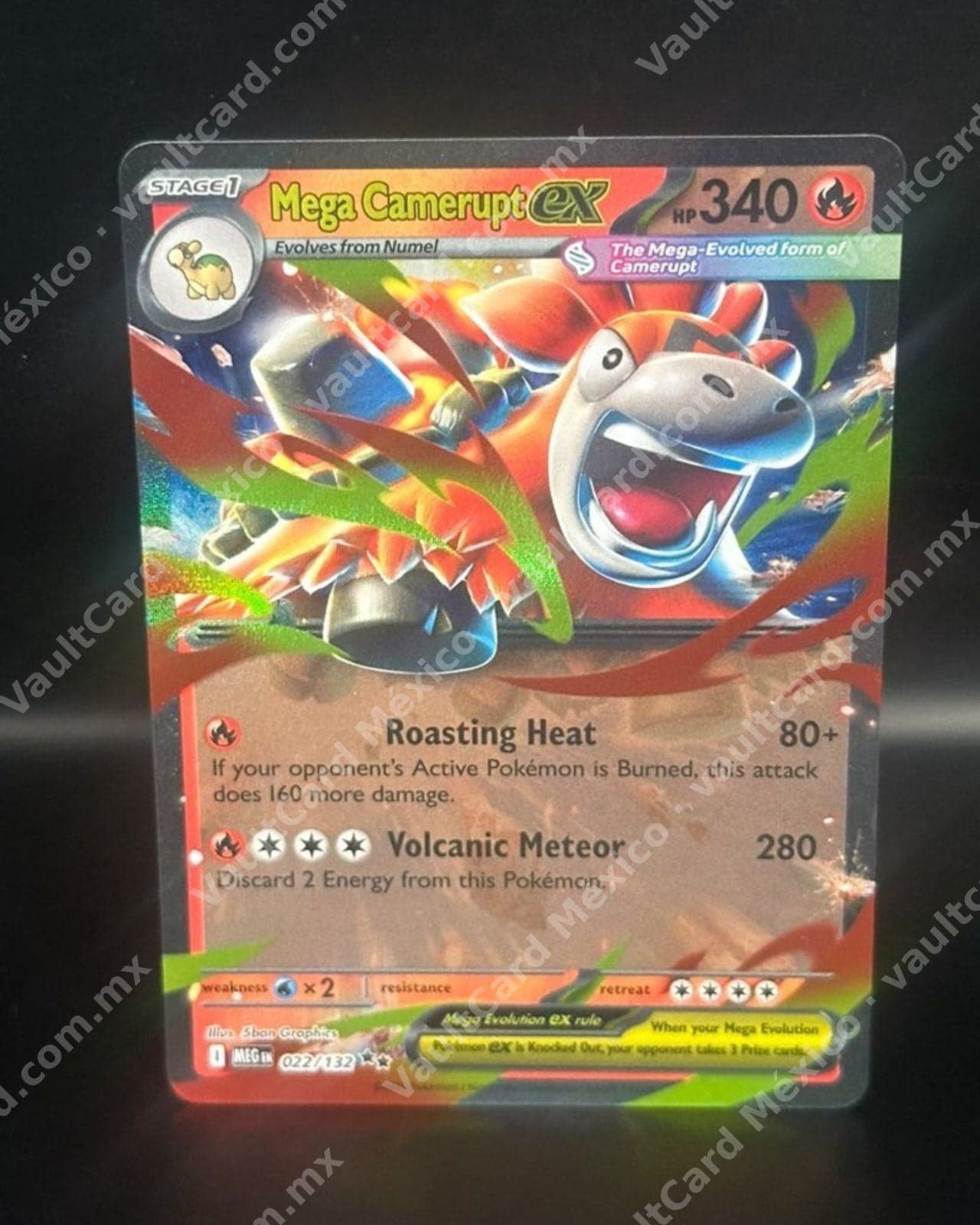 Mega Camerupt ex · Mega Evolution 022/132