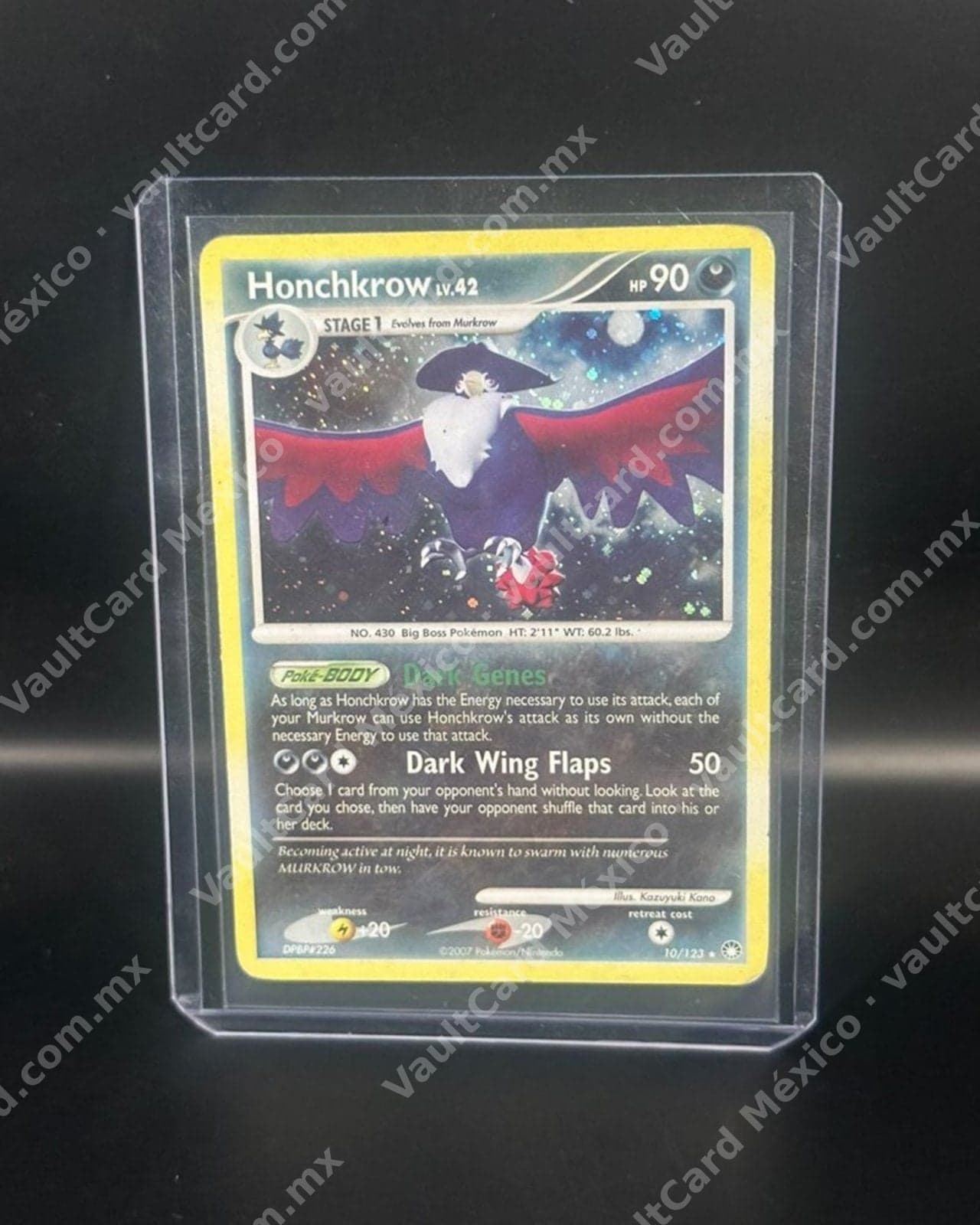 Honchkrow · Holo 2007 · Diamond & Pearl Mysterious Treasures 10/123