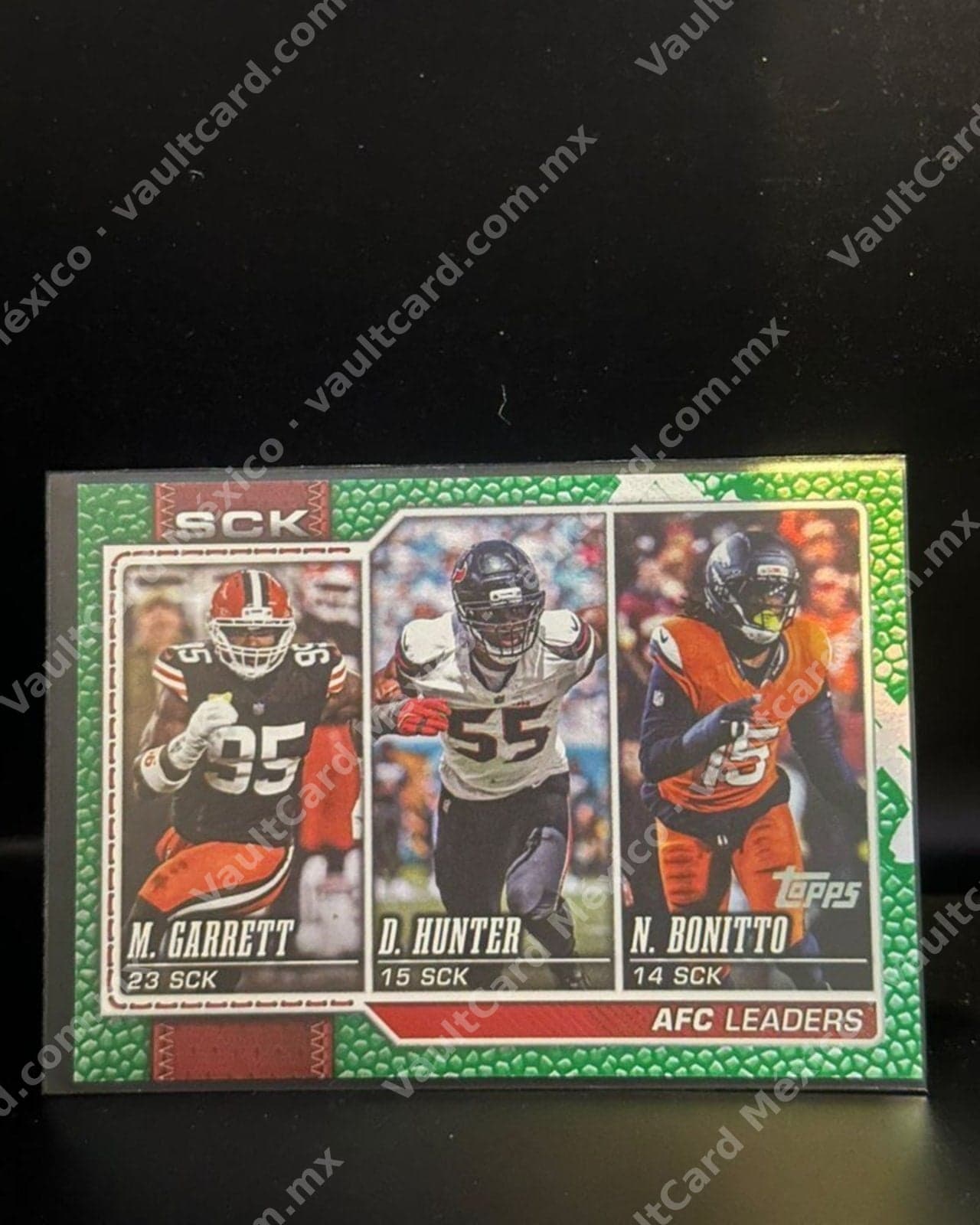Líderes de sacks AFC: Garrett, Hunter y Bonitto /99