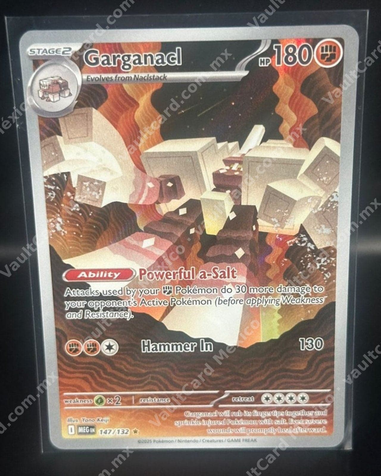 Garganacl · Illustration Rare · Mega Evolution 147/132