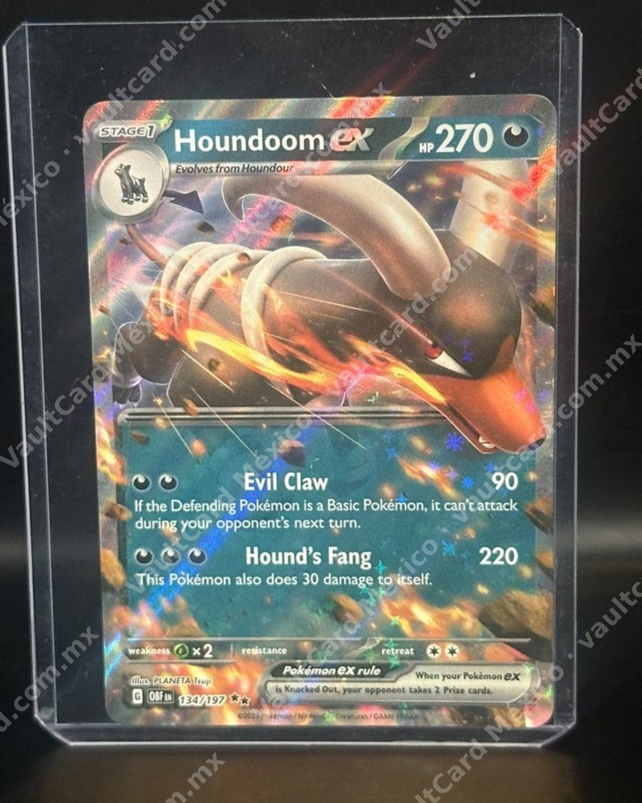 Houndoom ex · Obsidian Flames 134/197