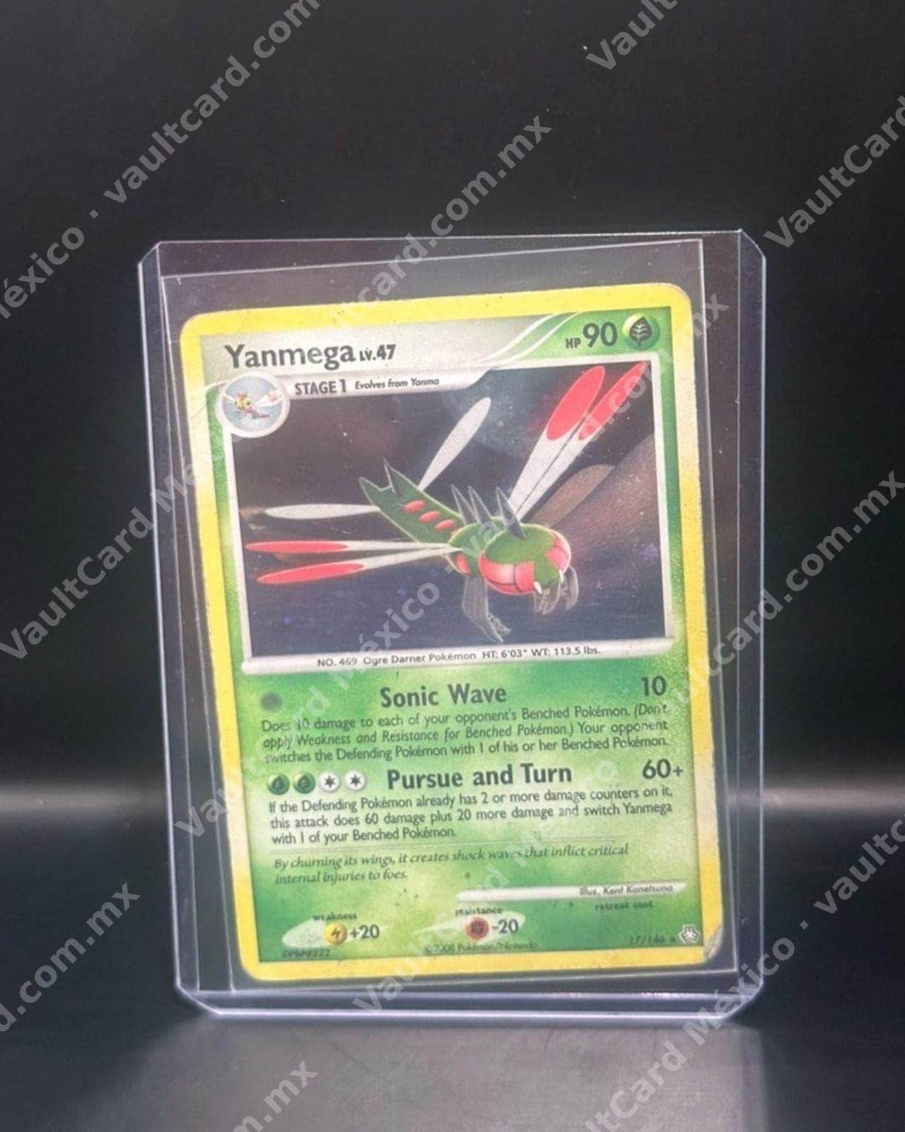 Yanmega · Holo 2008 · Diamond & Pearl Legends Awakened 17/146