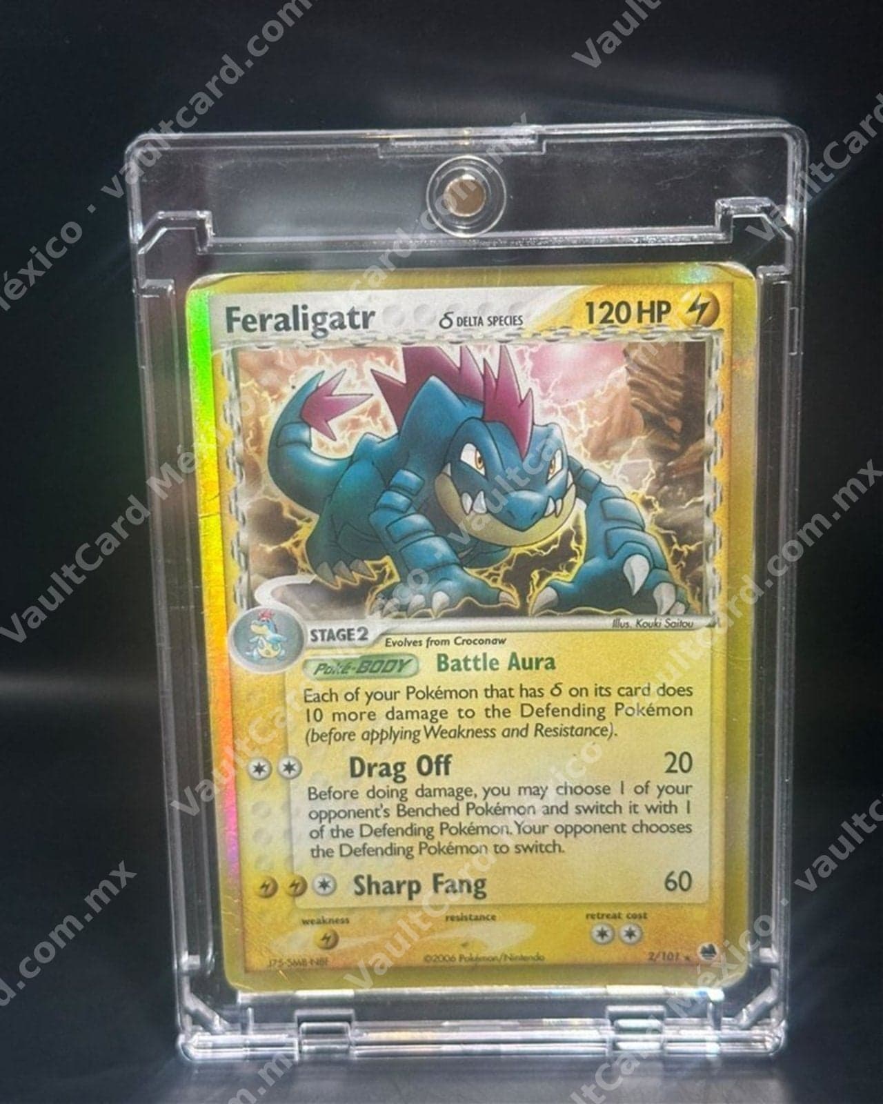 Feraligatr δ · Holo 2006 · EX Dragon Frontiers 2/101