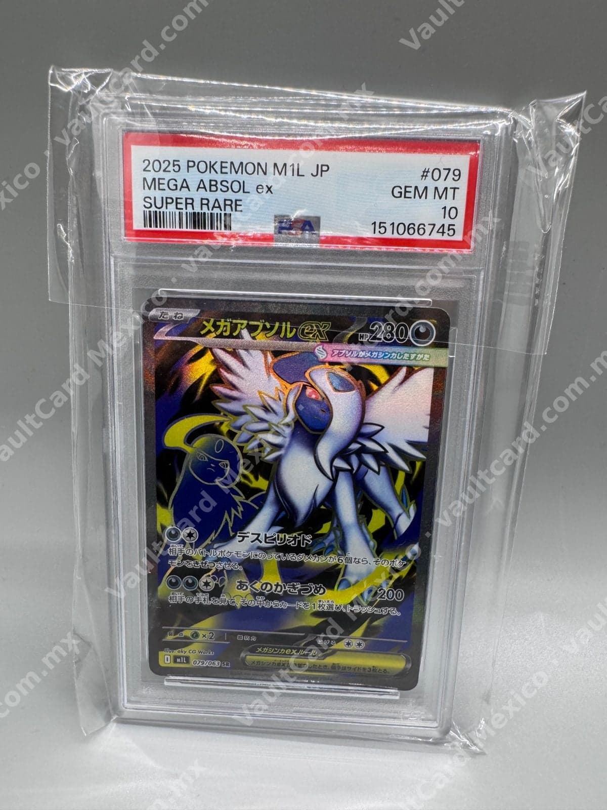 Mega Absol ex 079/063 SR - M1L Japonés - PSA 10 GEM MT