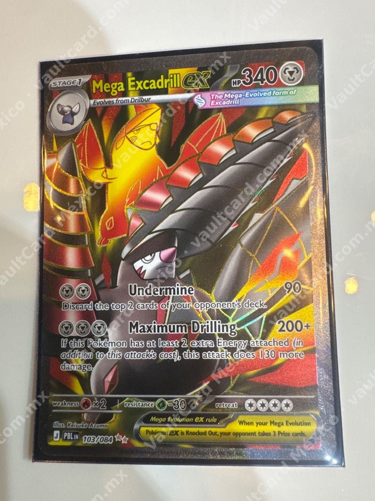 Mega Excadrill ex 103/084 - (PBL) Inglés Full Art