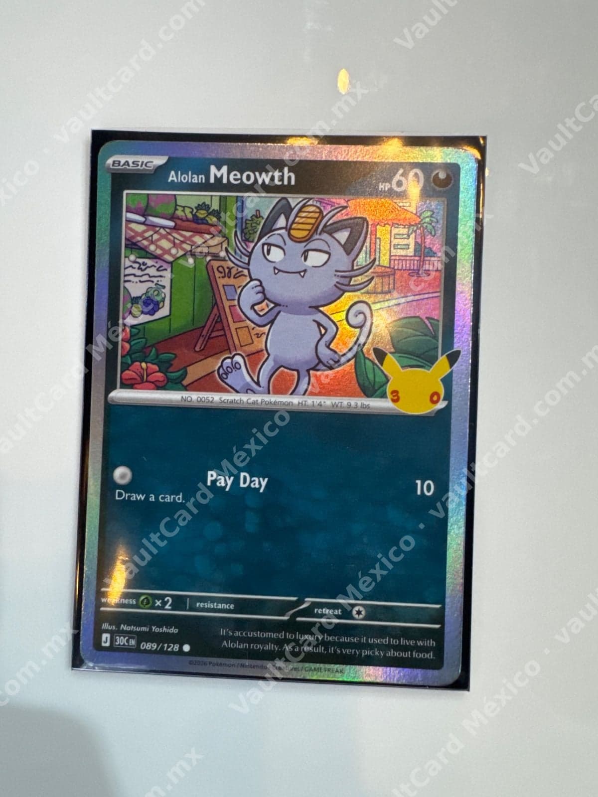 Alolan Meowth 089/128 - (30C) Inglés