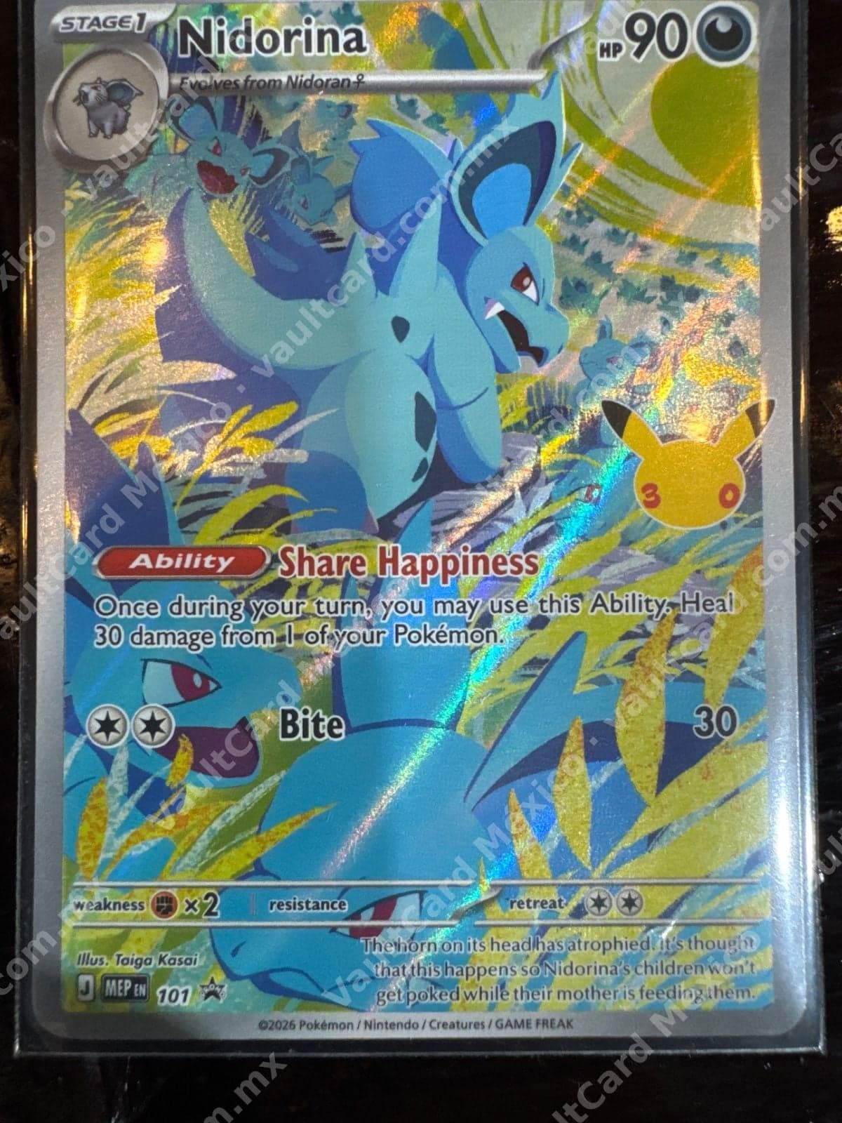 Nidorina 101 (MEP) Promo Inglés - Full Art