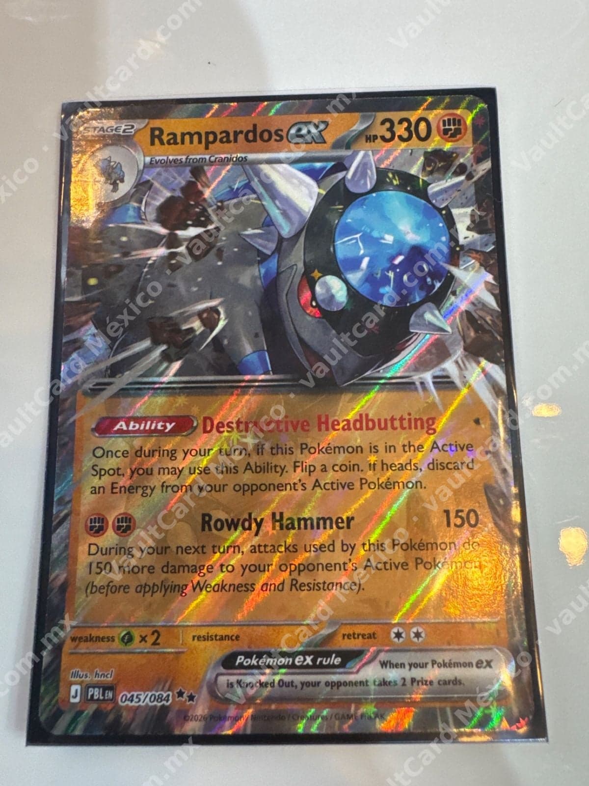 Rampardos ex 045/084 - (PBL) Inglés
