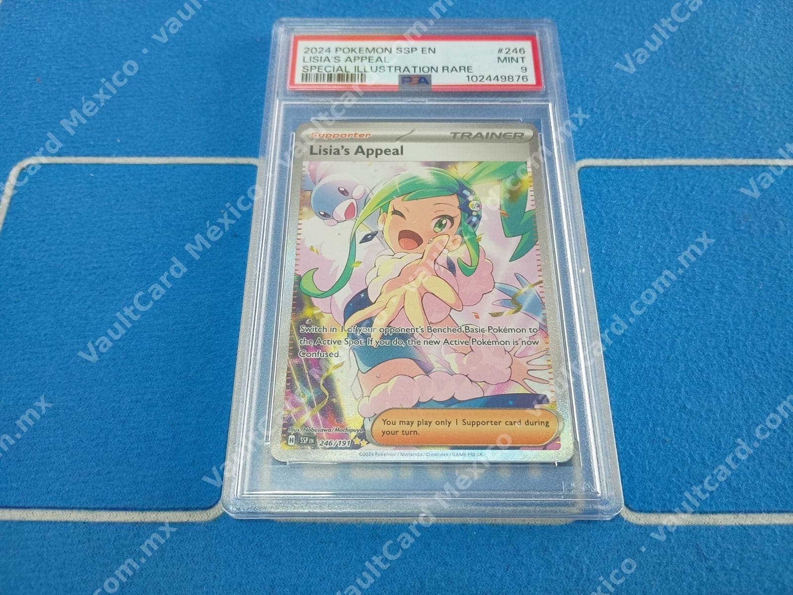 Lisia's Appeal 246/191 - Surging Sparks (SSP) Inglés - PSA 9 MINT