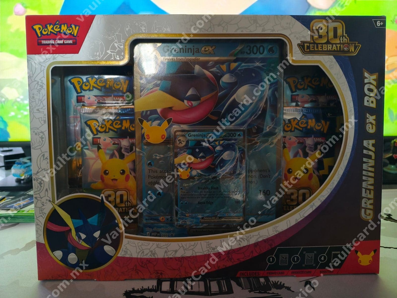 Greninja ex Box - 30th Celebration Pokémon TCG Inglés (Sellado)