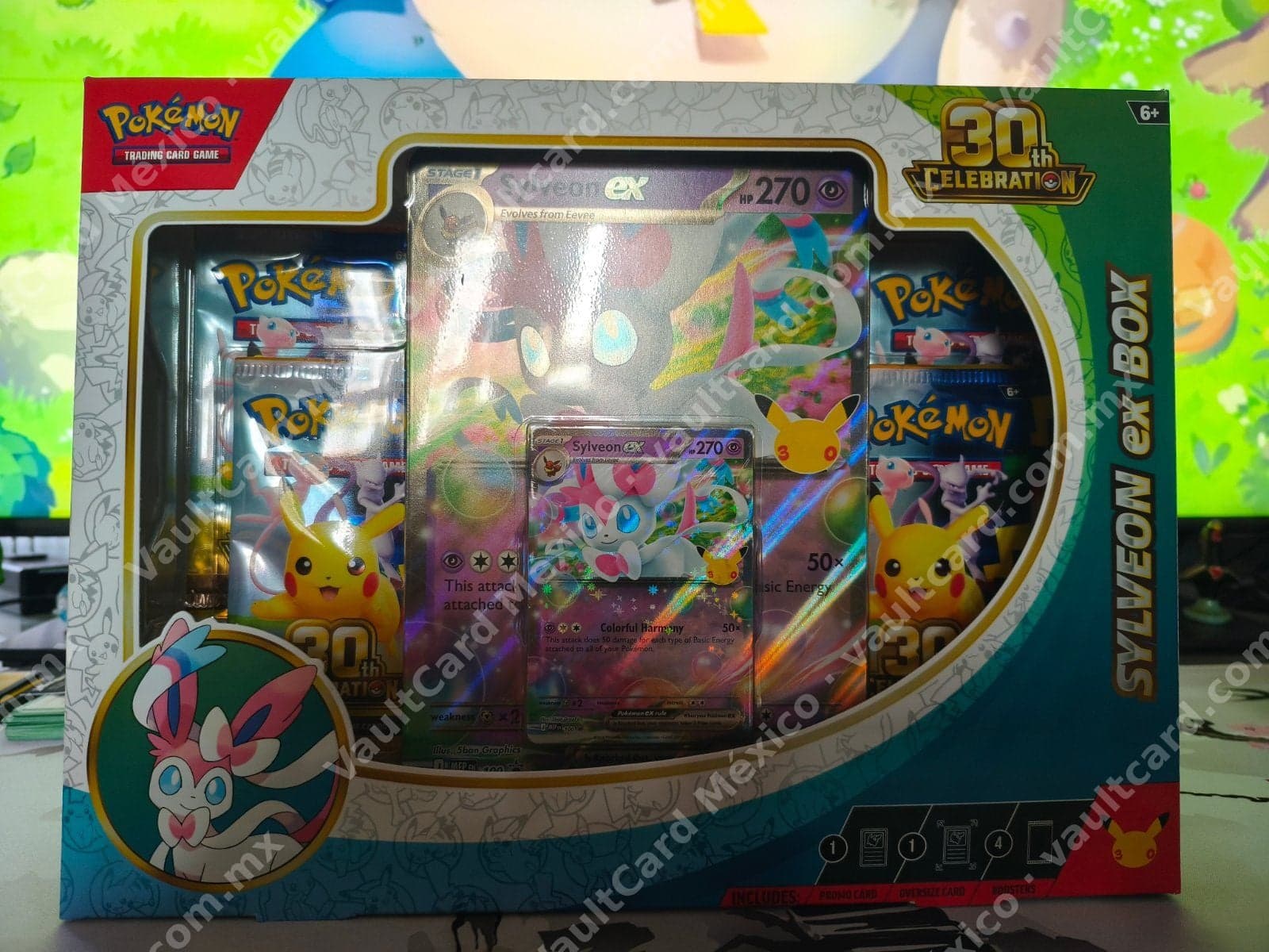 Pokémon TCG Sylveon ex Box - 30th Celebration Inglés (Sellado)