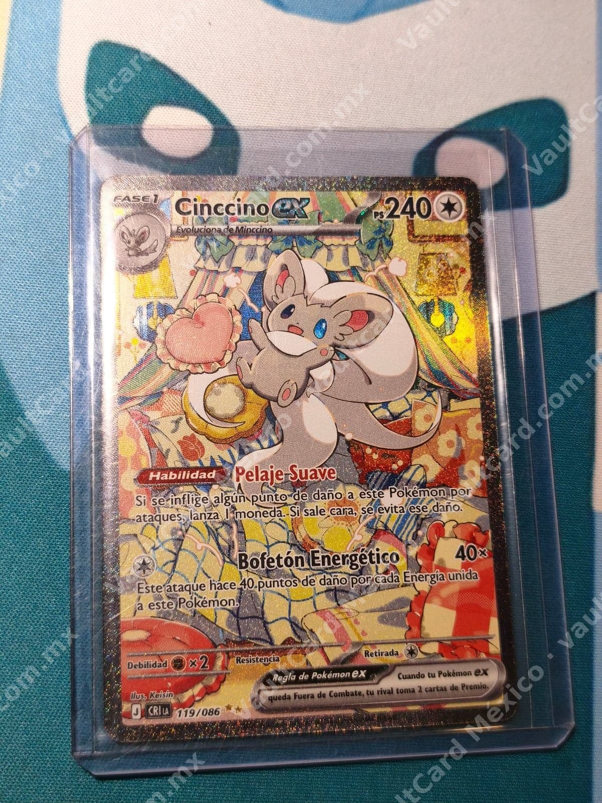 Cinccino ex 119/086 - (CRI) Español Special Illustration Rare — foto 1