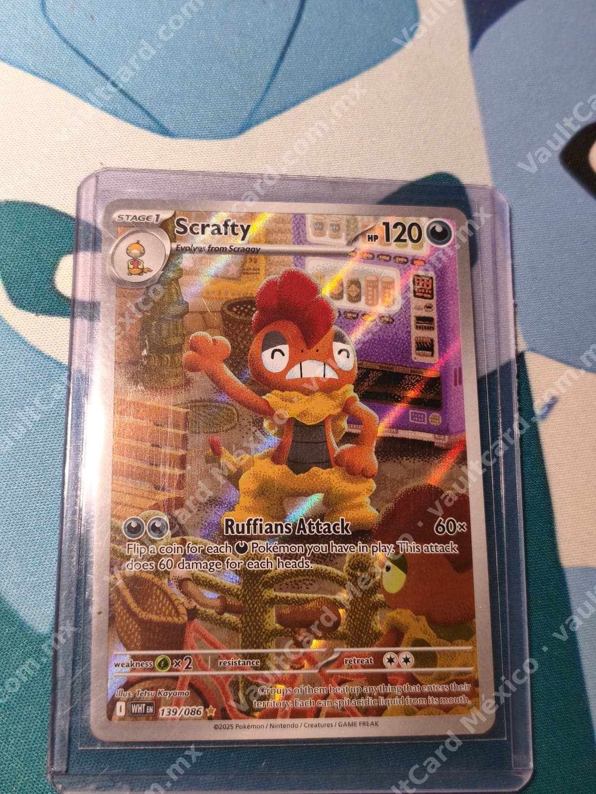 Scrafty 139/086 - (WHT) Inglés - Illustration Rare