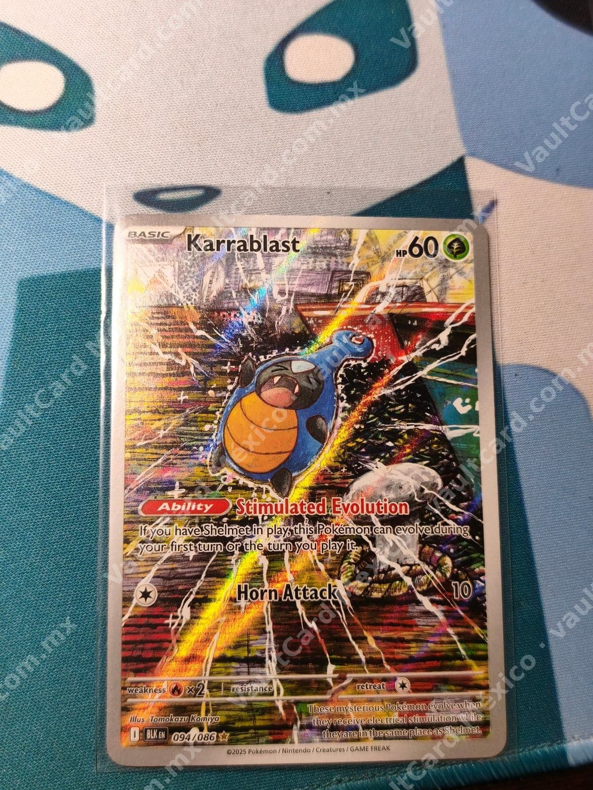 Karrablast 094/086 - (BLK) Inglés Illustration Rare