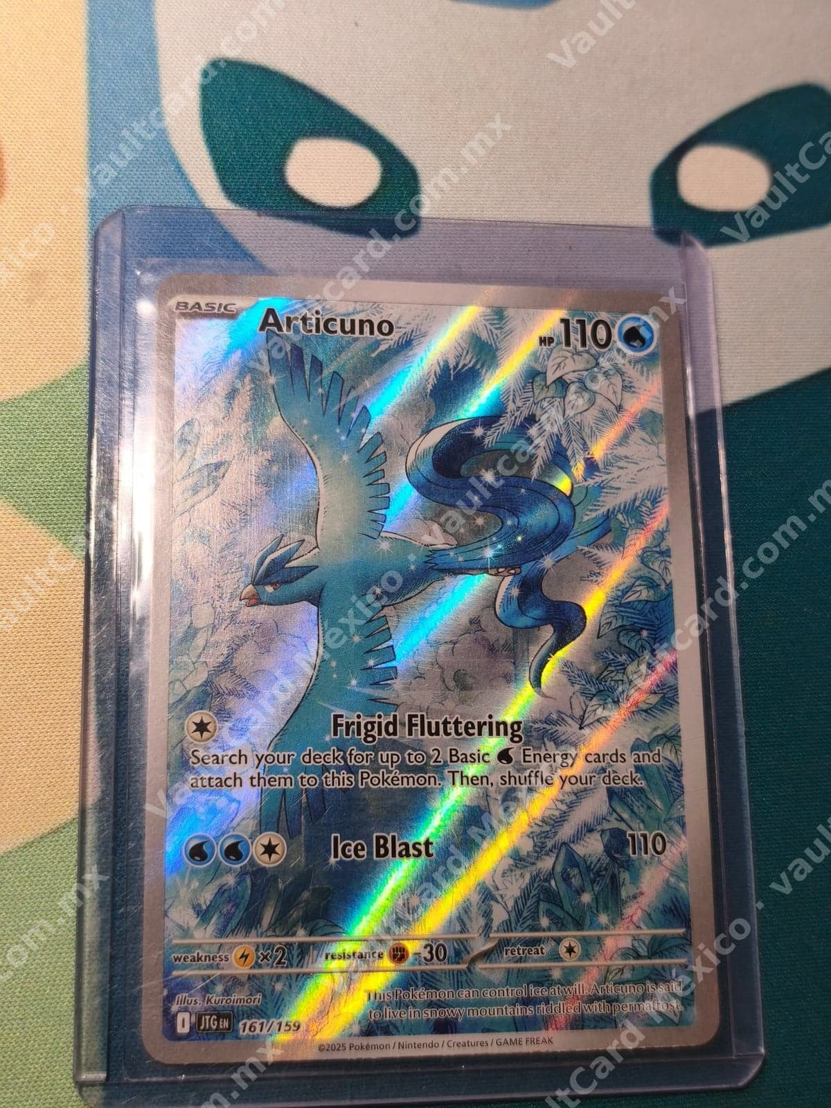 Articuno 161/159 - JTG Inglés Illustration Rare — foto 1