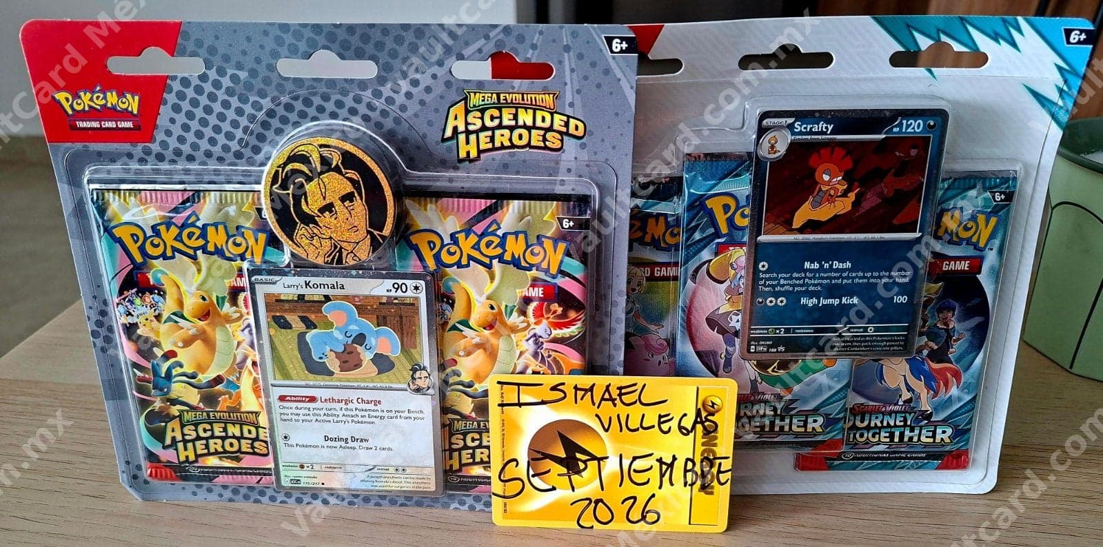 Lote Blister Sellados Pokémon TCG - Ascended Heroes (ASC) y Journey Together Inglés