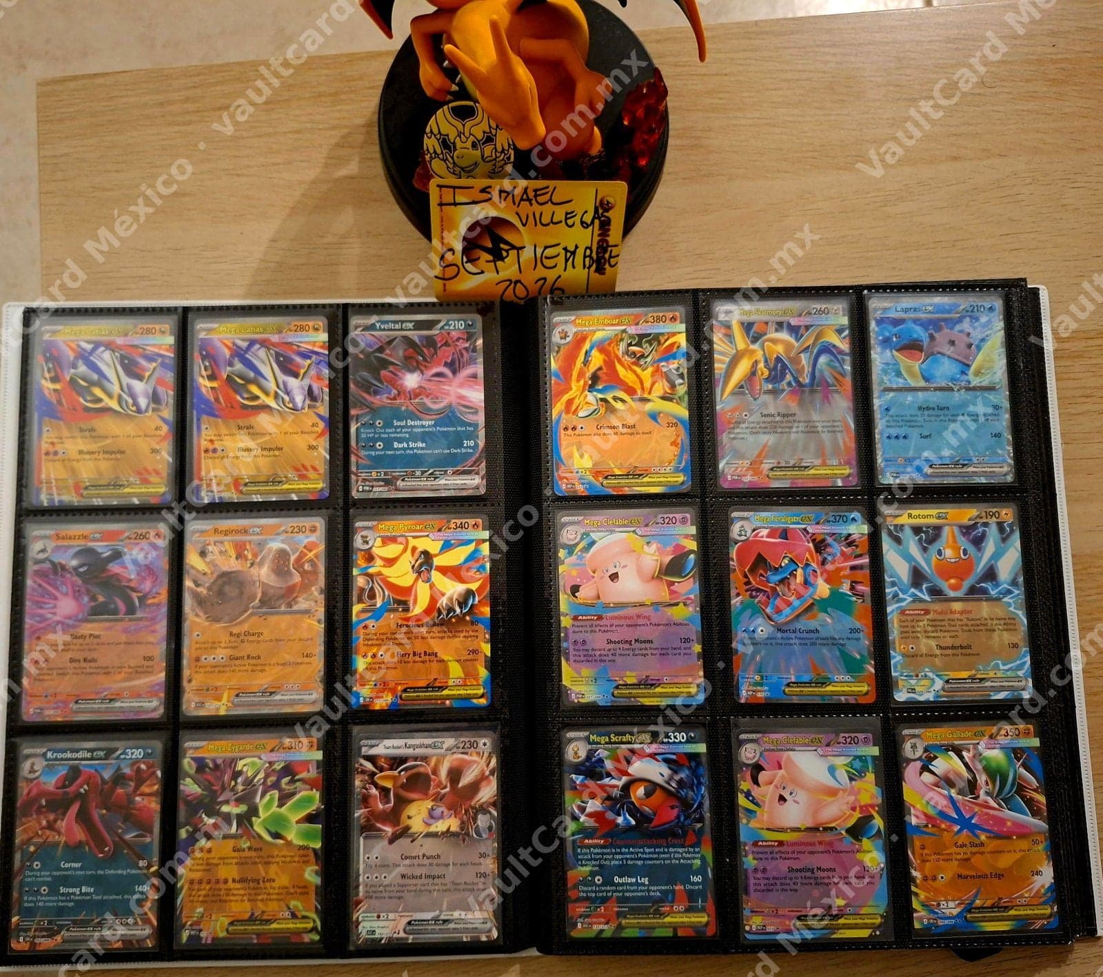 Lote 18 cartas Pokémon Mega EX y ex - Inglés (Charizard, Lapras, Gallade, Scrafty y más) — foto 1