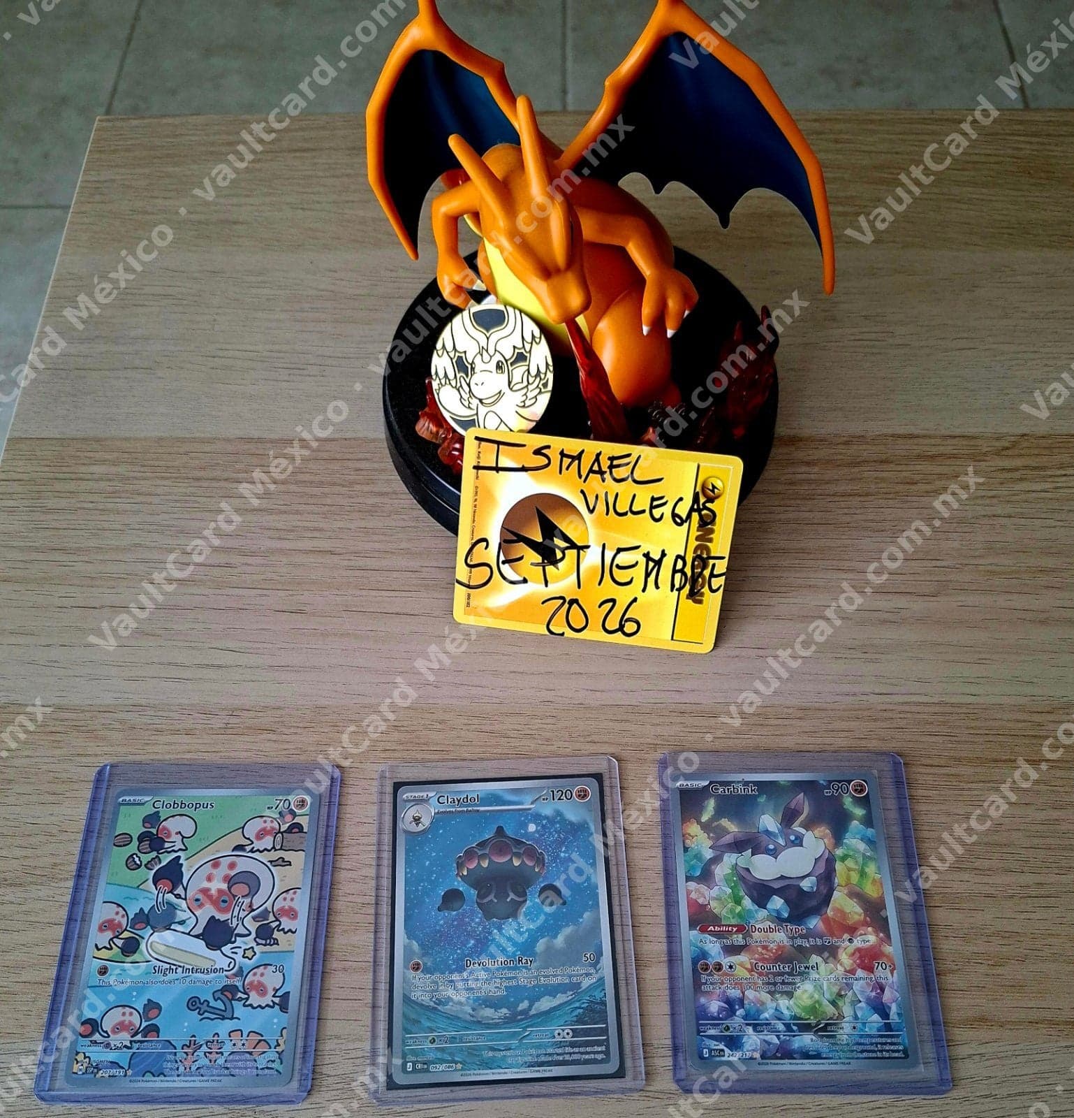 Lote 3 Cartas Pokémon - Clobbopus, Claydol y Carbink Inglés — foto 1