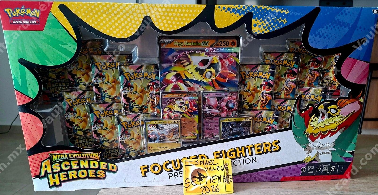 Focused Fighters Premium Collection - Mega Evolution Ascended Heroes (ASC) Inglés Sellado