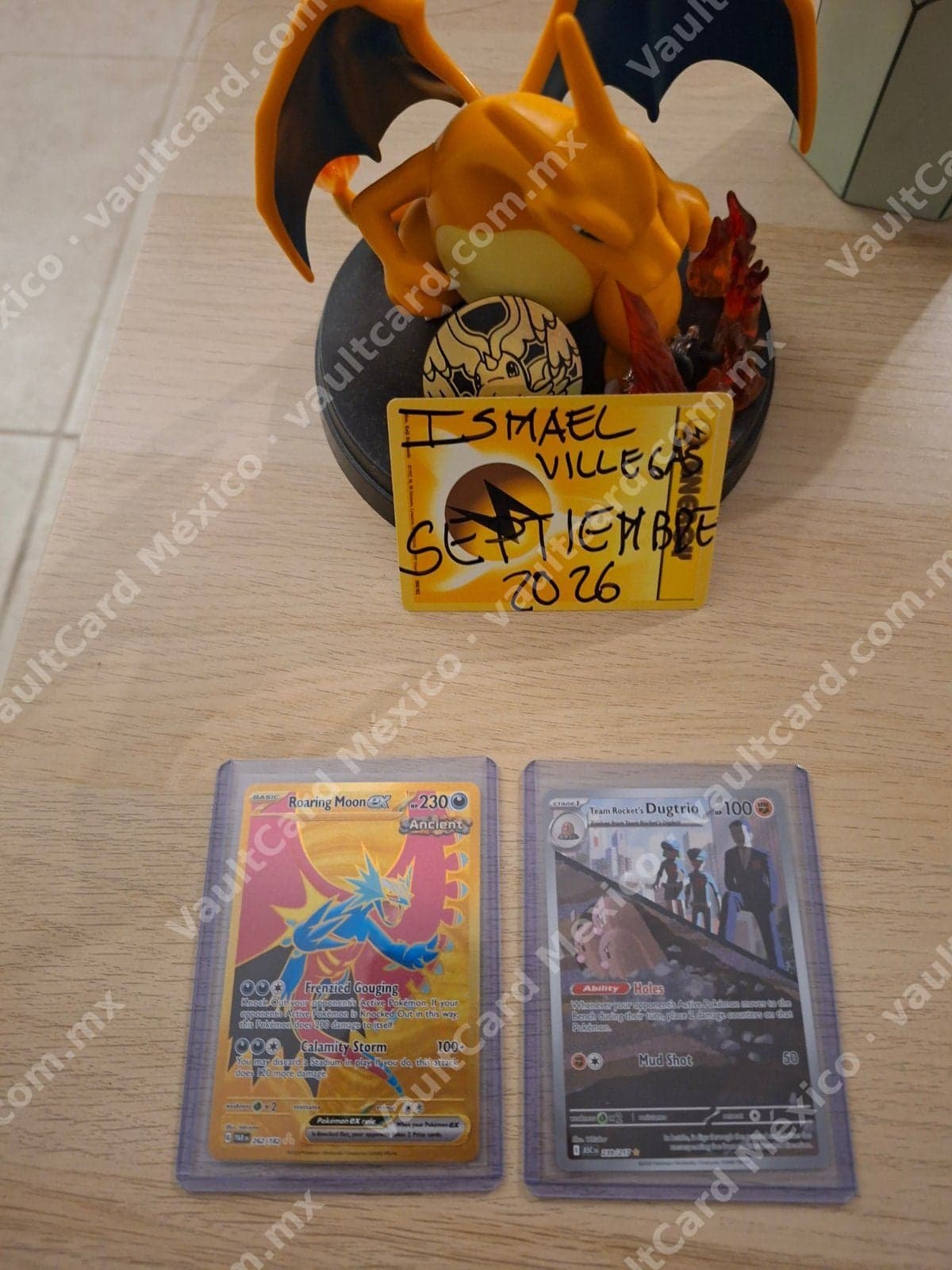 Lote Pokémon: Roaring Moon ex 262/182 + Team Rocket's Dugtrio - Inglés