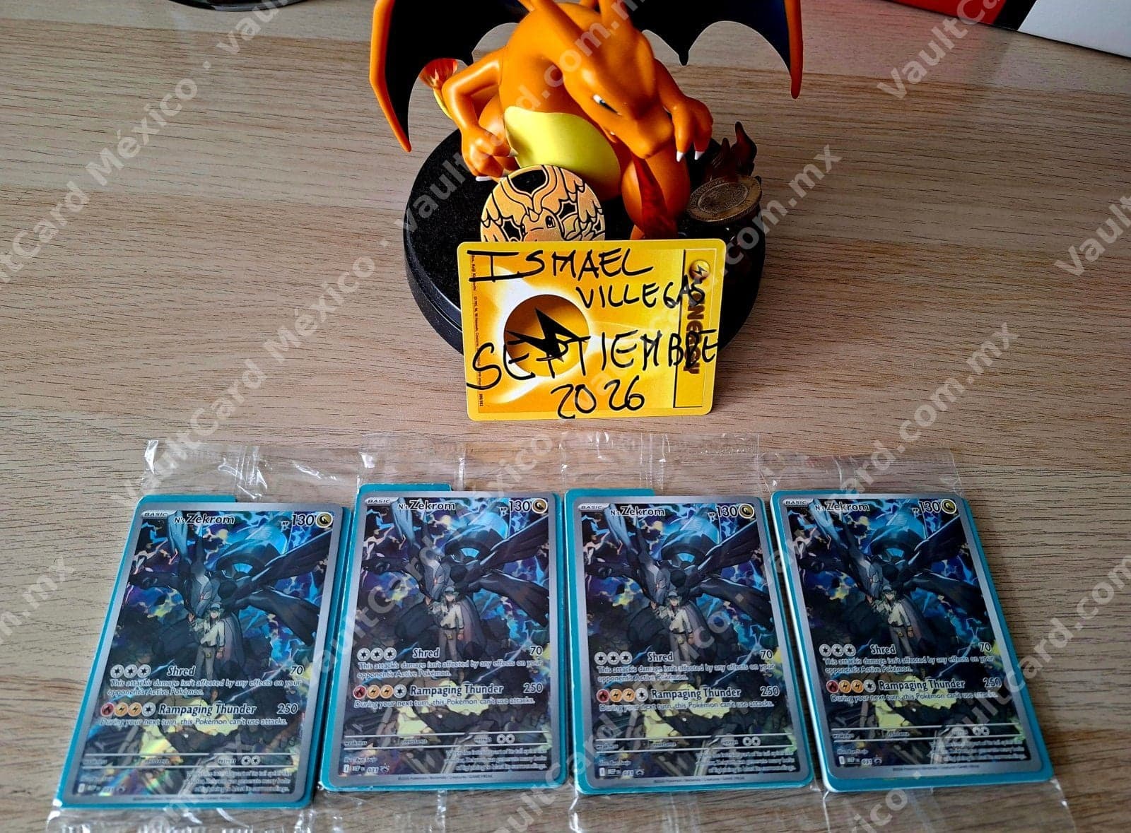Lote 4x N's Zekrom 053 - (BWP) Inglés — foto 1