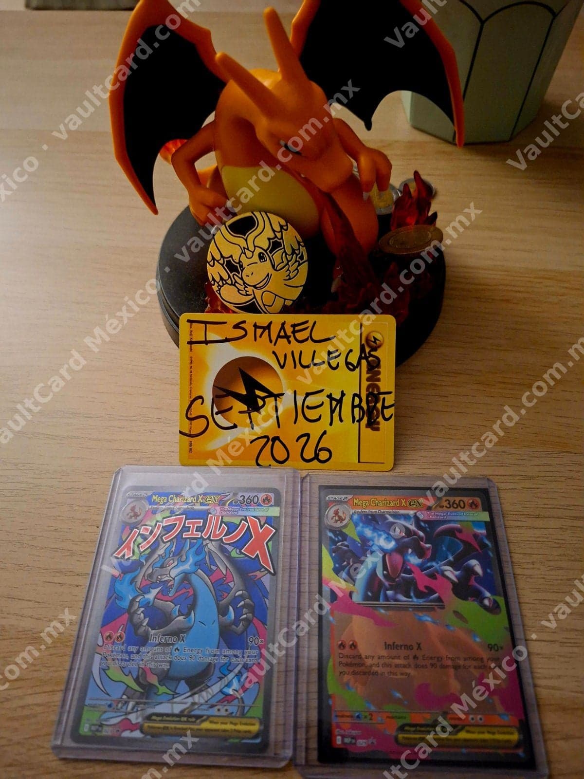 Lote 2 Mega Charizard X ex - Inglés y Japonés (Inferno X)