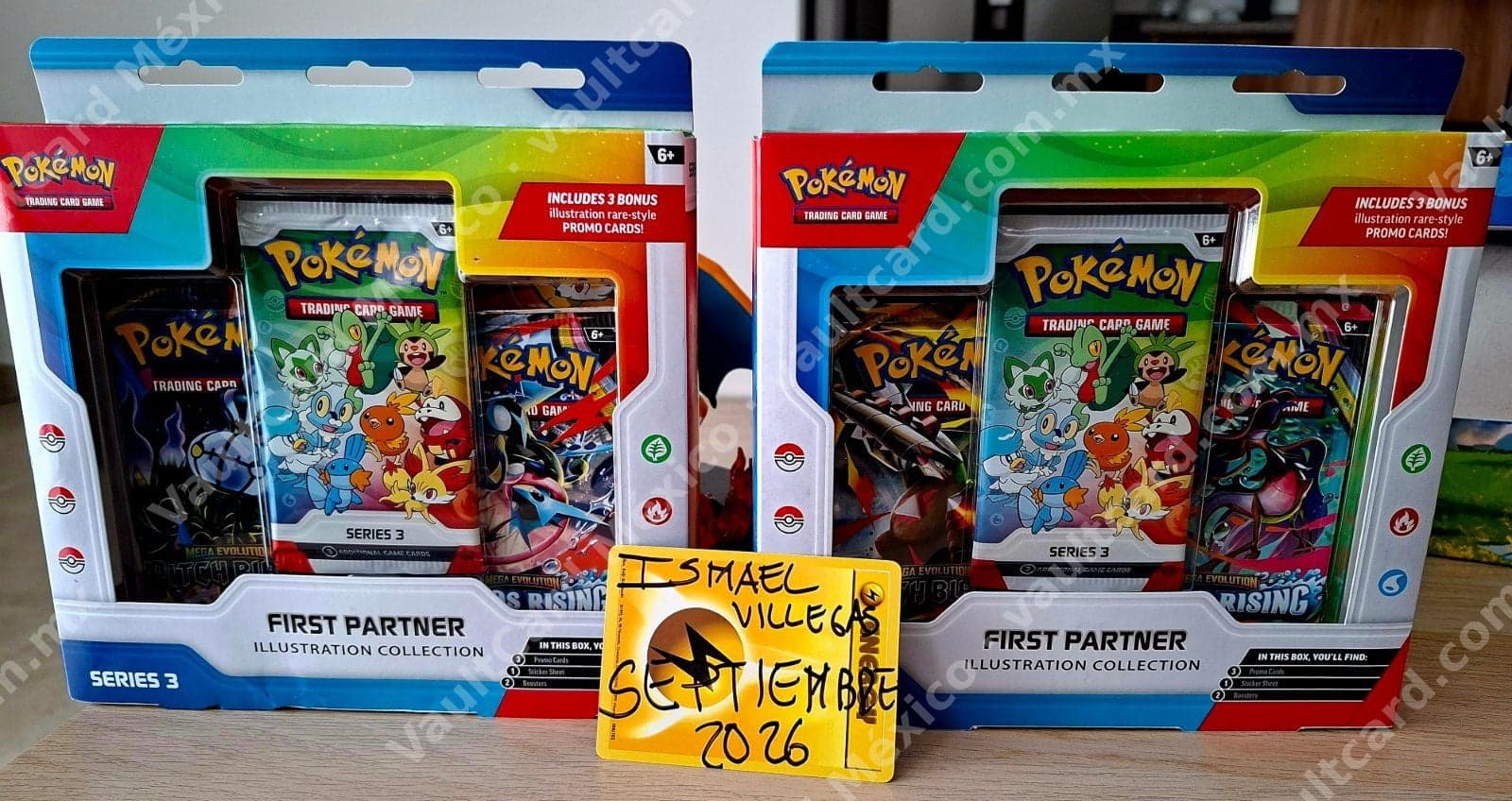 Pokémon TCG First Partner Illustration Collection Series 3 - Inglés (Lote 2 piezas) — foto 1