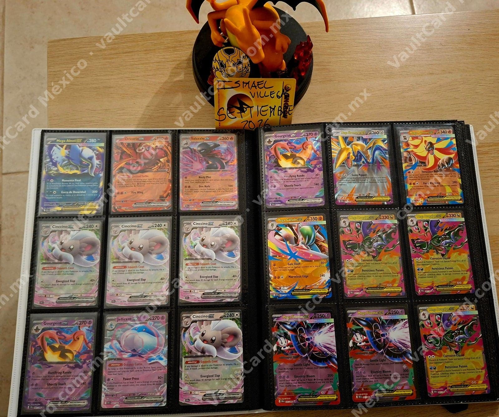 Lote 18 Cartas Pokémon EX / Mega EX - Charizard, Gourgeist, Cinccino y más — foto 1