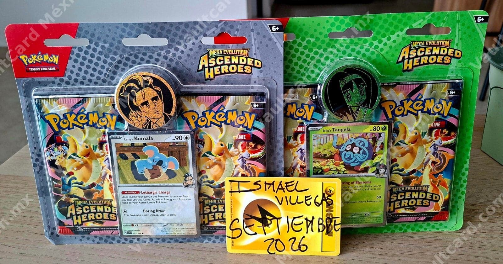 Blisters Pokémon TCG Mega Evolution Ascended Heroes (ASC) Inglés - Lote de 2