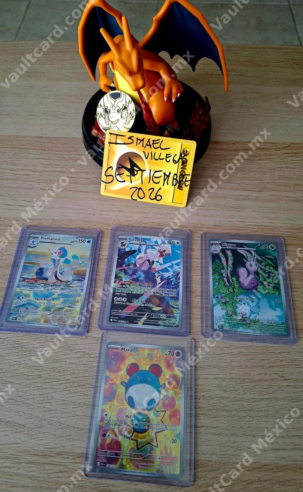 Lote de 4 cartas Pokémon TCG - Primarina, Silvally, Sligoo y Marill (Inglés) — foto 1