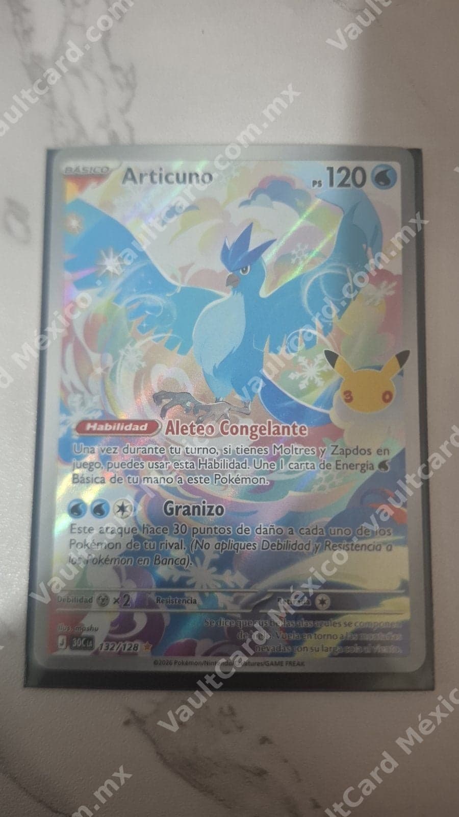 Articuno 132/128 - (LA) Español - Illustration Rare